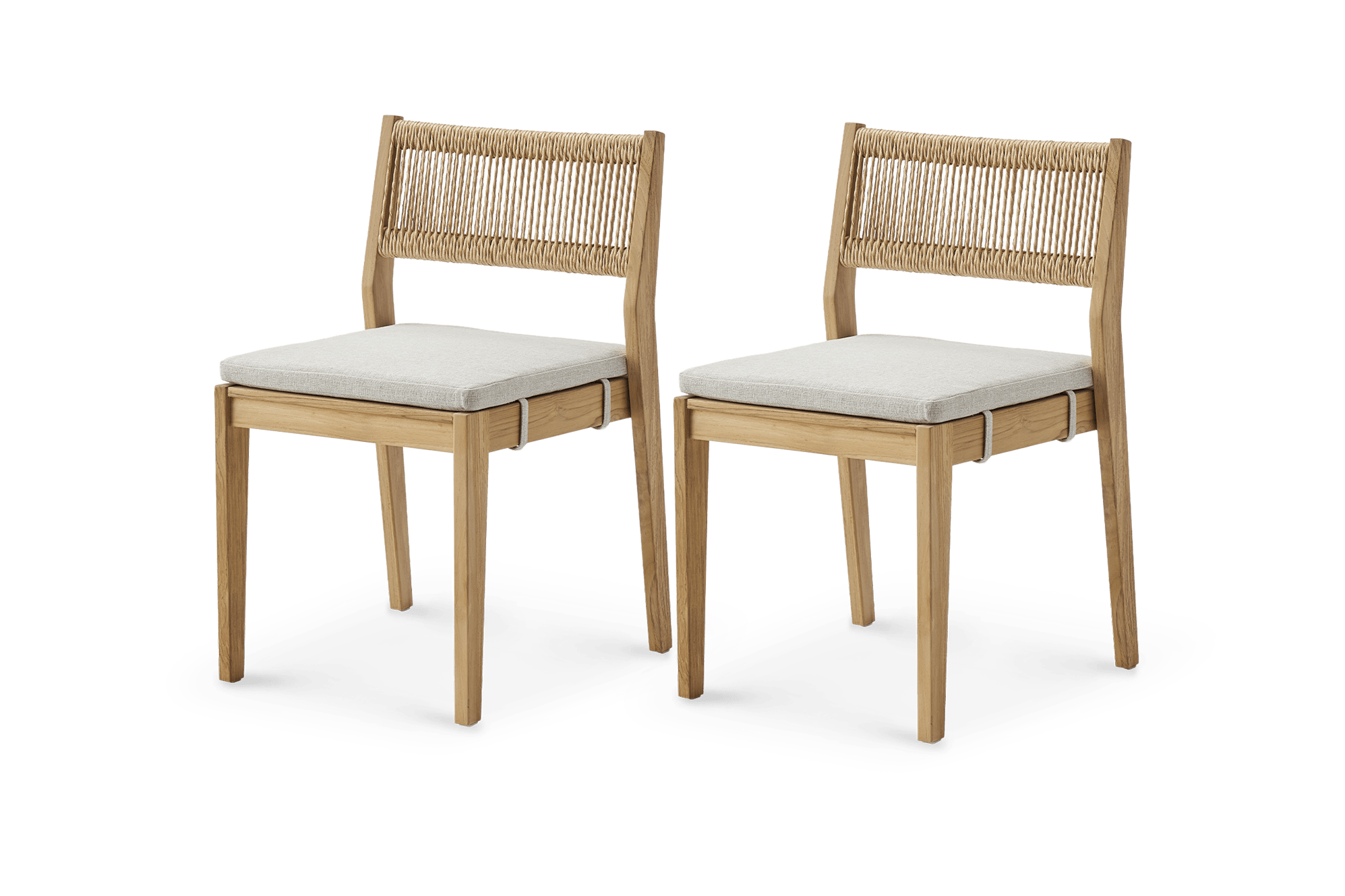 Rio Outdoor Dining Chair Set 2