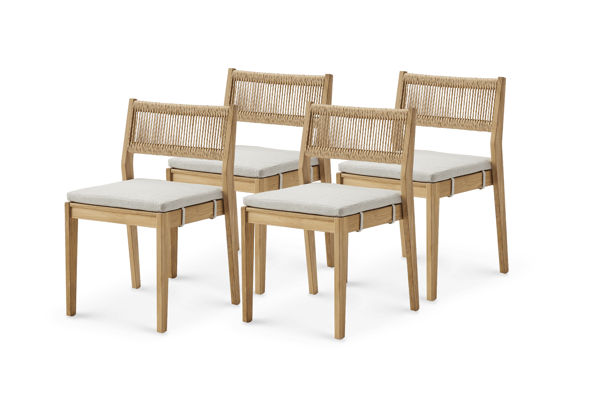 Rio Outdoor Dining Chair Set 2