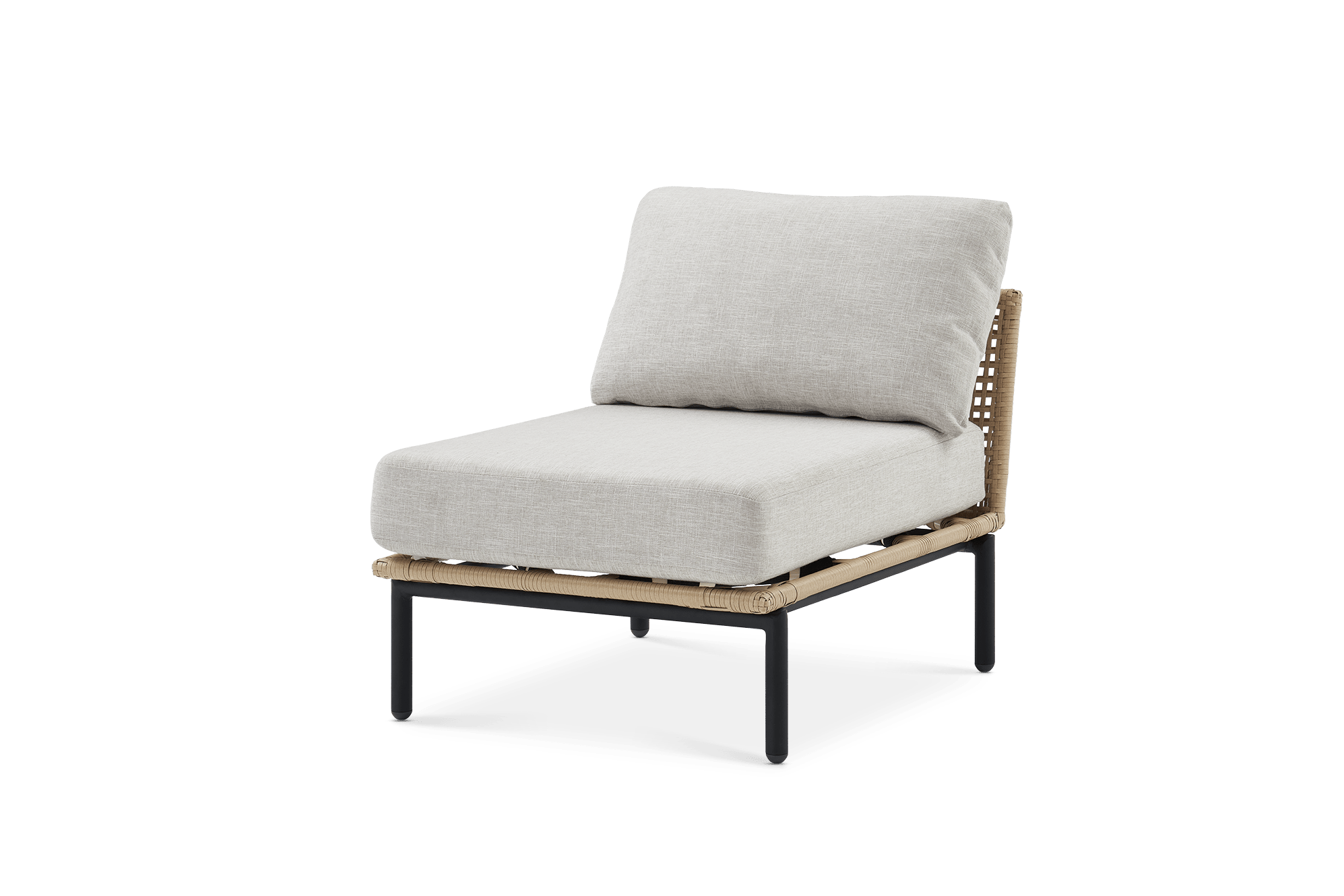 Sierra Outdoor Armless Sofa 9