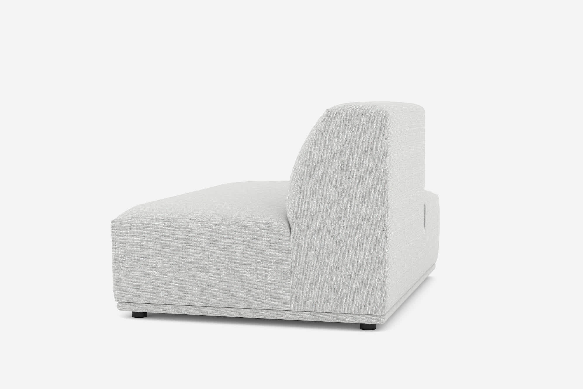 Todd Left Chaise, Light Grey 360° view 8