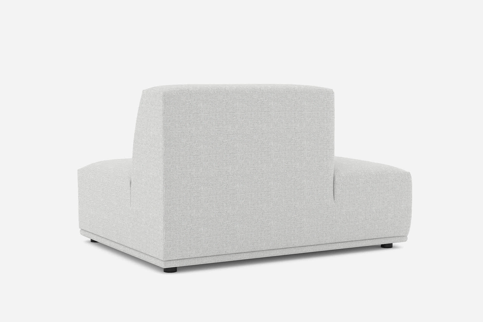 Todd Left Chaise, Light Grey 360° view 11