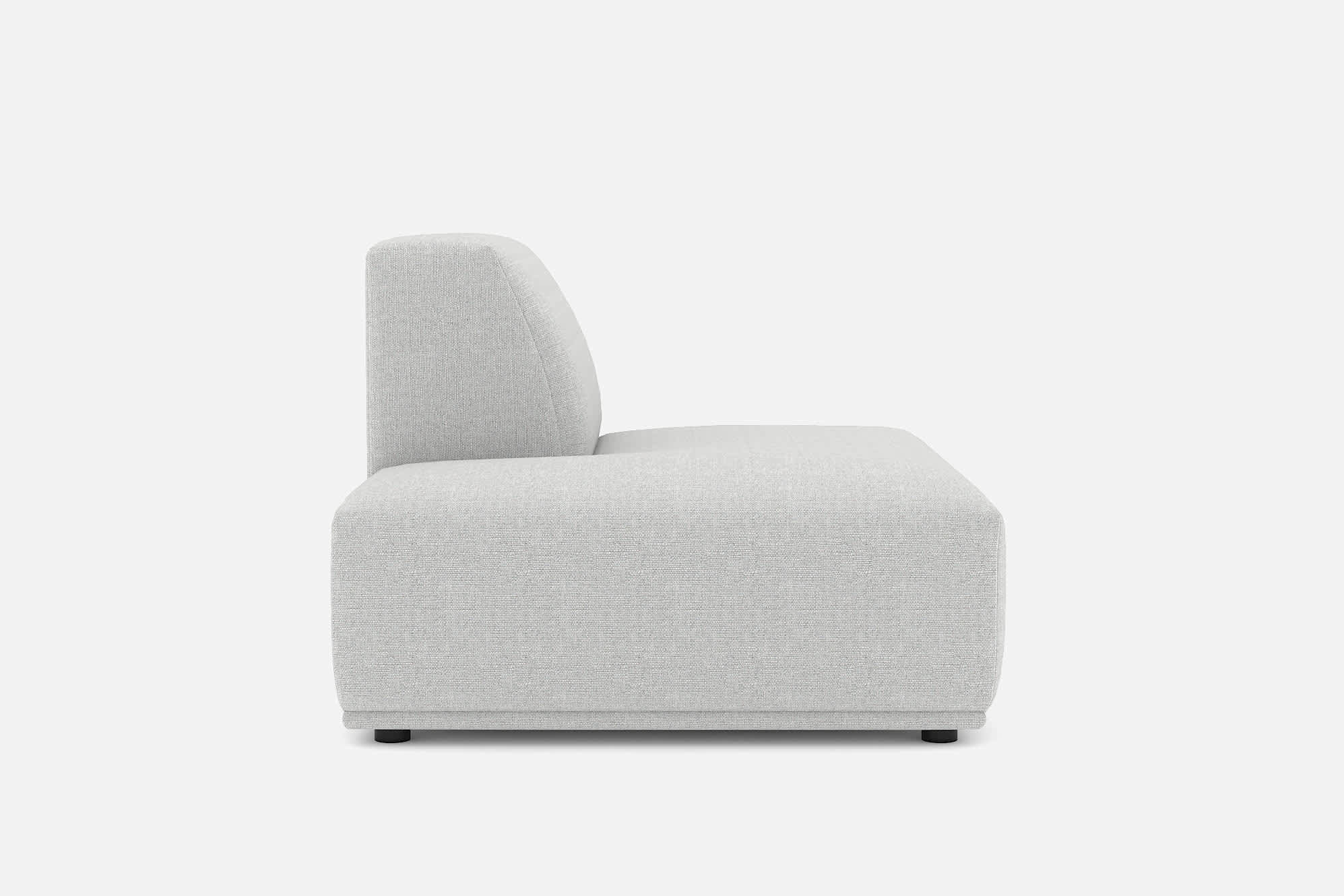 Todd Left Chaise, Light Grey 360° view 19