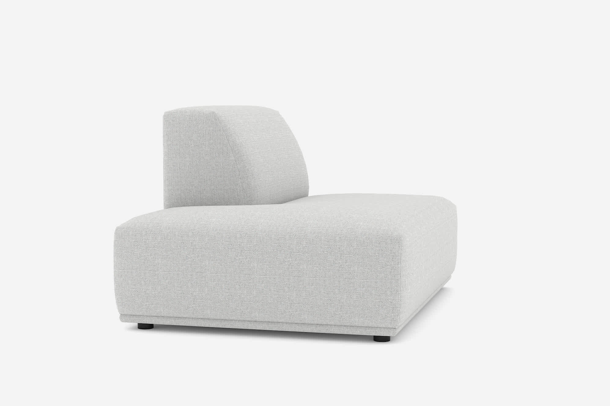 Todd Left Chaise, Light Grey 360° view 20