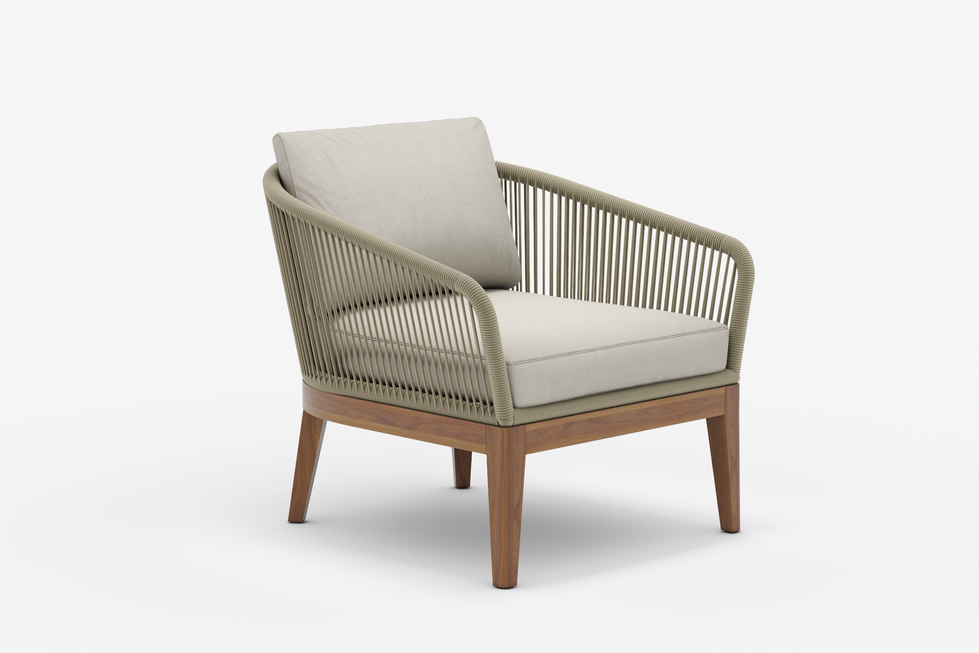 Maui Outdoor Lounge Chair, Taupe 360° view 22