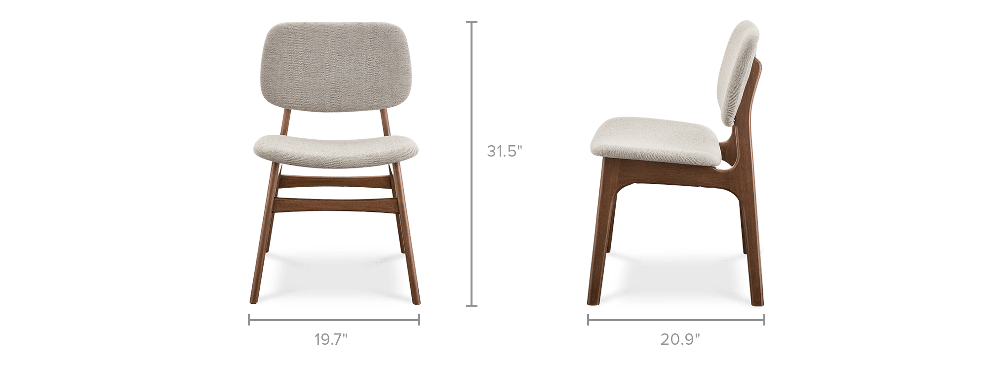 dimension of Joshua Chair