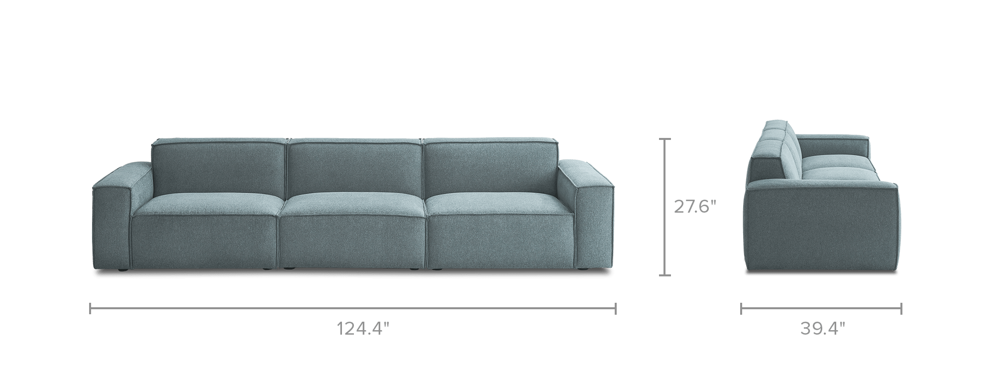 dimension of Jonathan Extended Sofa