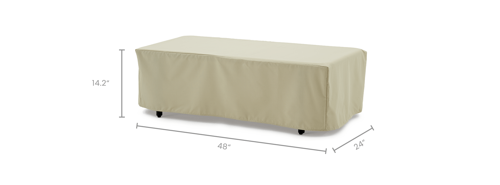 dimension of Sierra Outdoor Coffee Table Cover