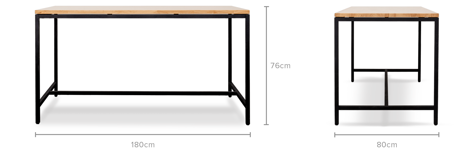 dimension of Albert Dining Table