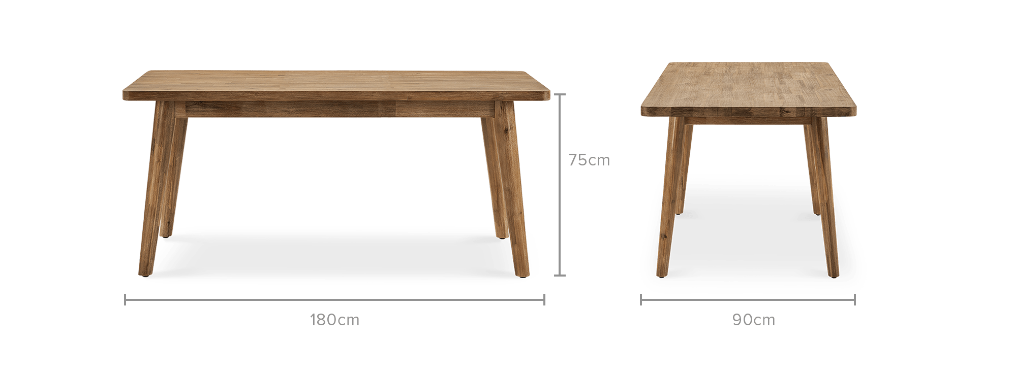 dimension of Seb Dining Table