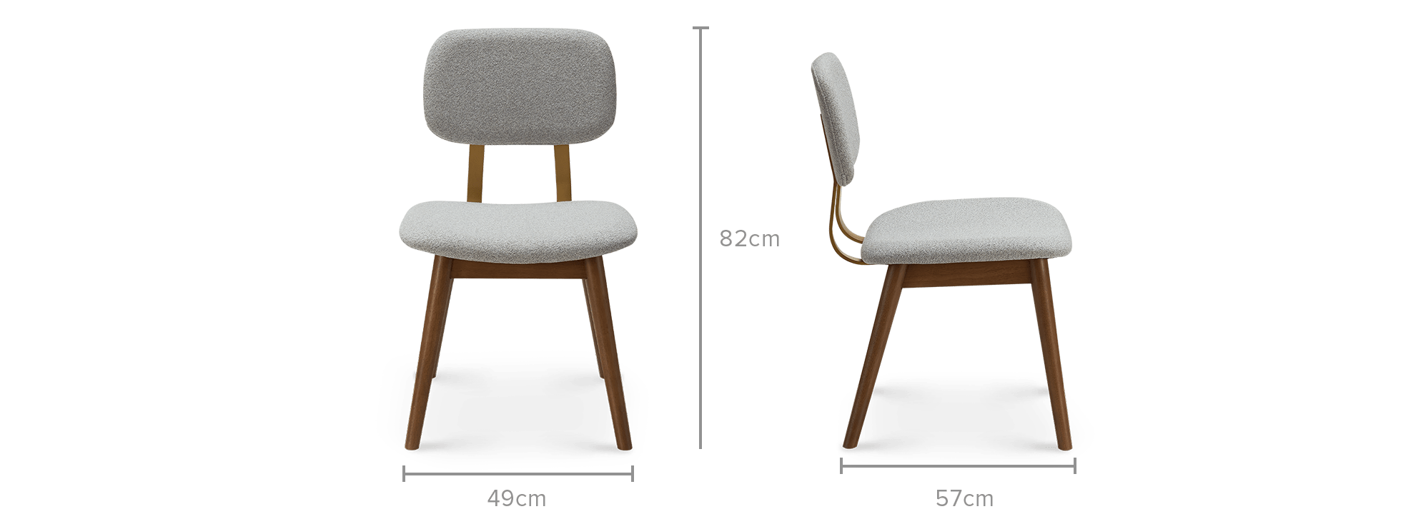dimension of Lily Chair