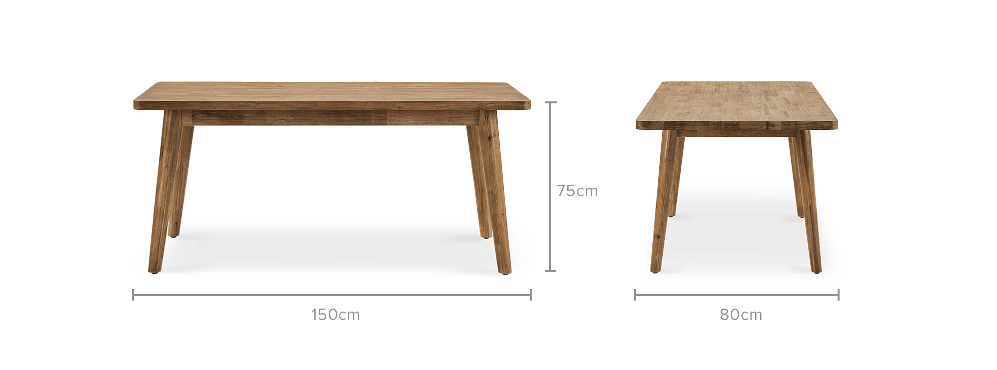 dimension of Seb Dining Table