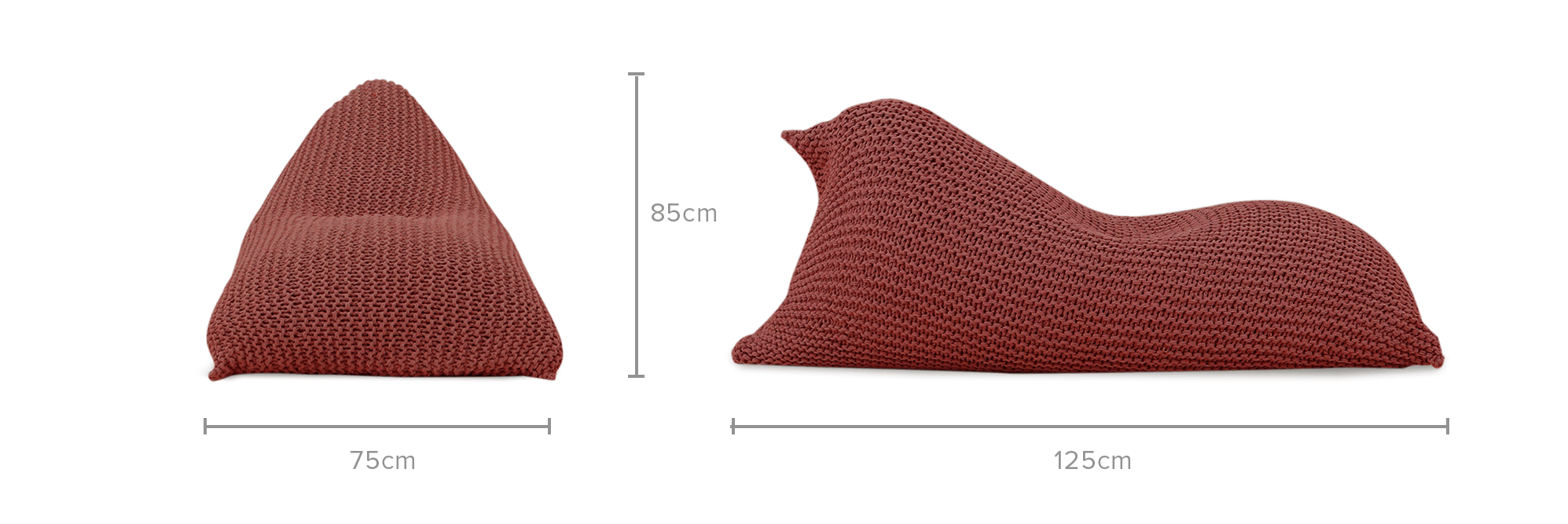dimension of Alex Bean Bag