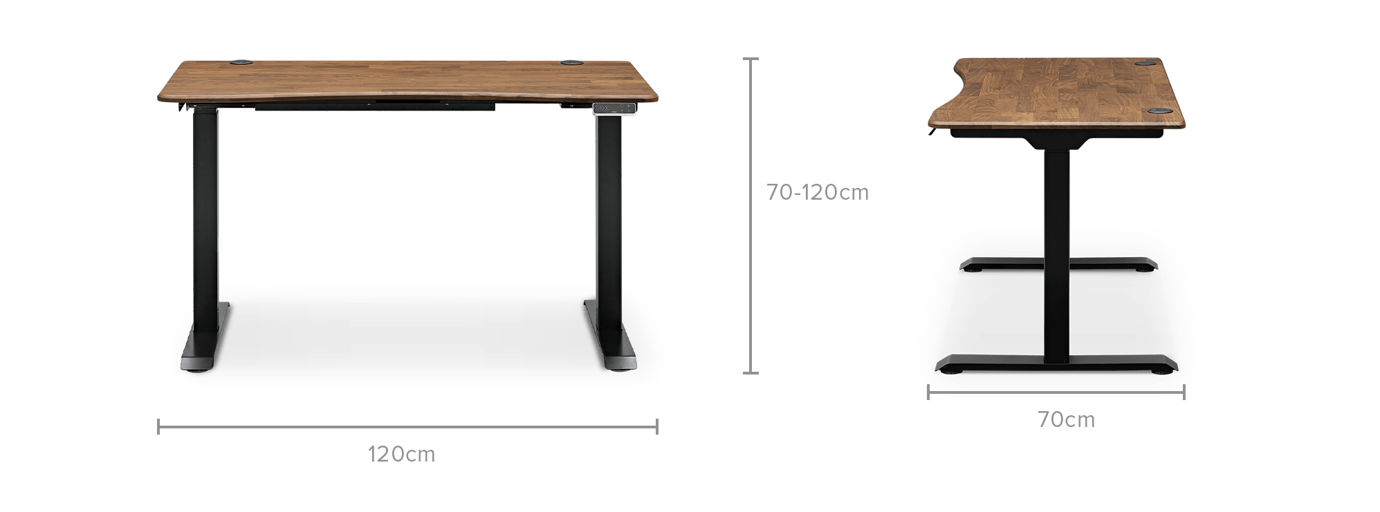 dimension of Emmerson Adjustable Standing Desk
