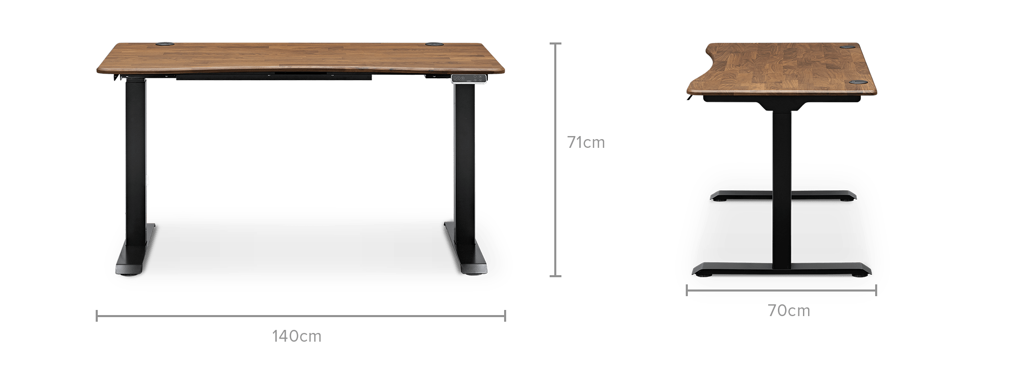 dimension of Emmerson Adjustable Standing Desk