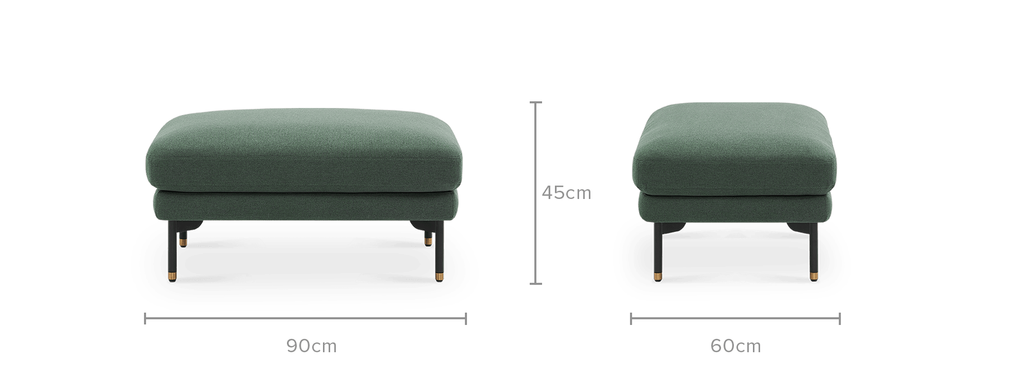 dimension of Pebble Ottoman