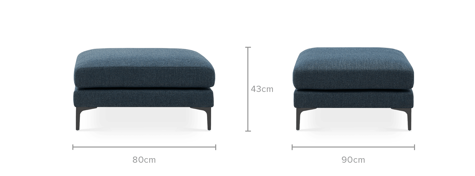 dimension of Adams Ottoman