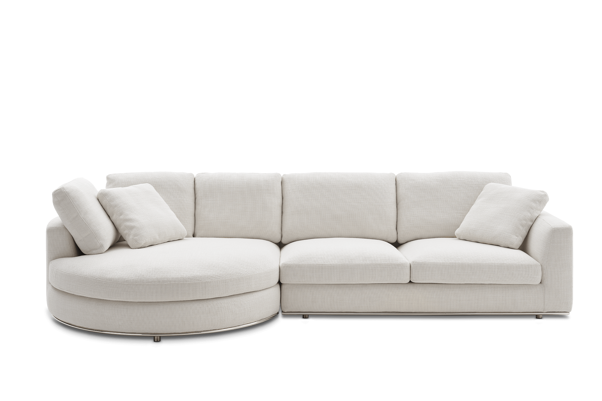 Hamilton Round Chaise Sectional Sofa 1
