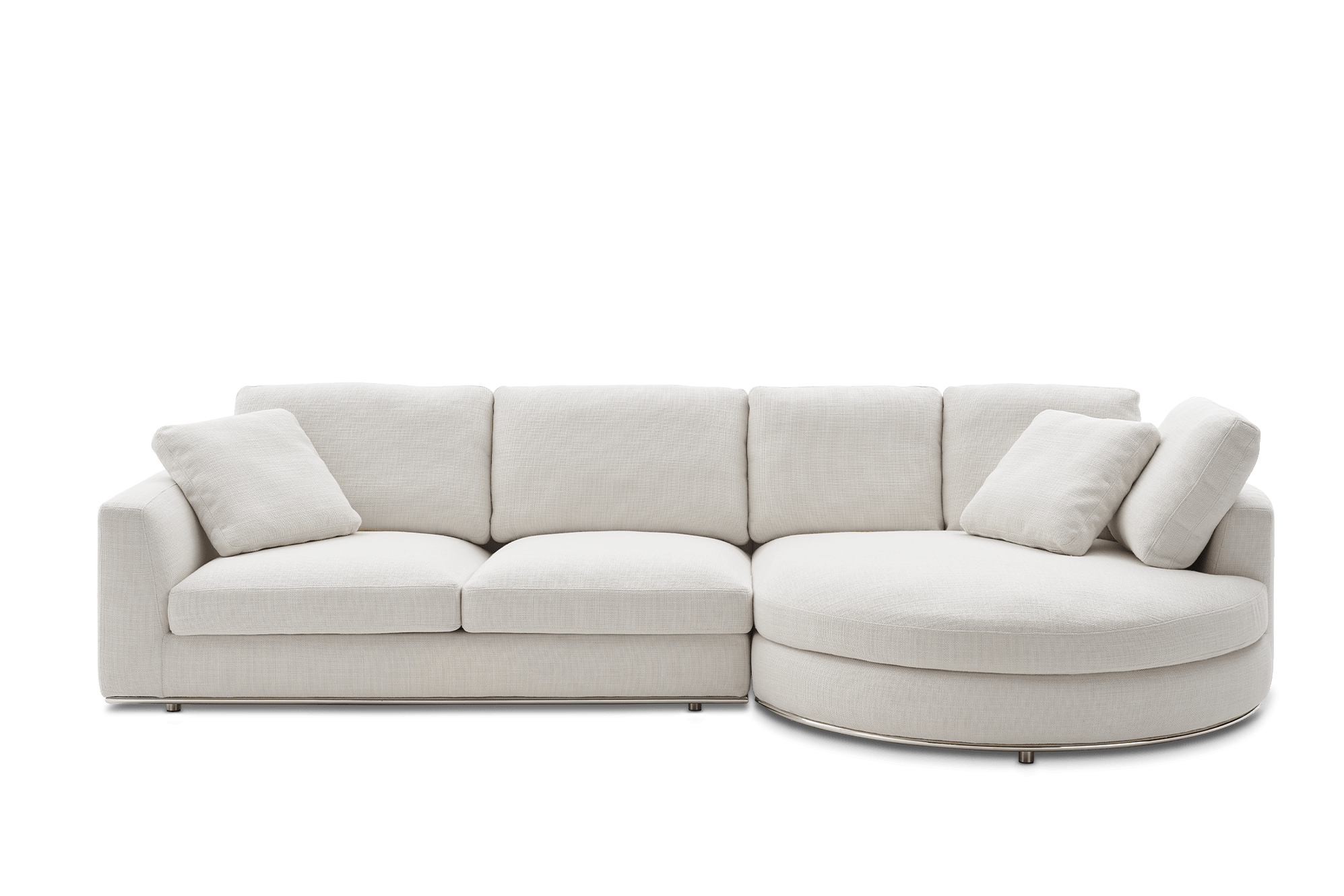 Hamilton Round Chaise Sectional Sofa 1