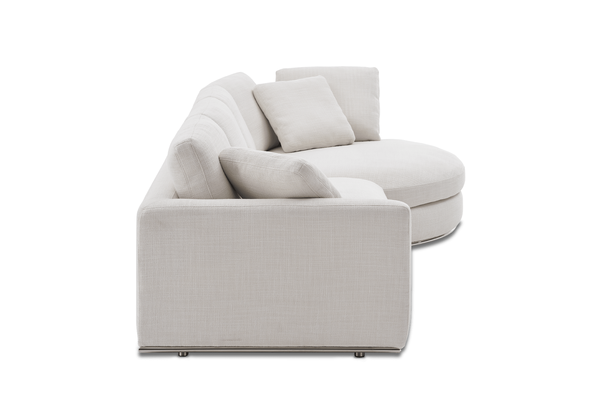 Hamilton Round Chaise Sectional Sofa 10