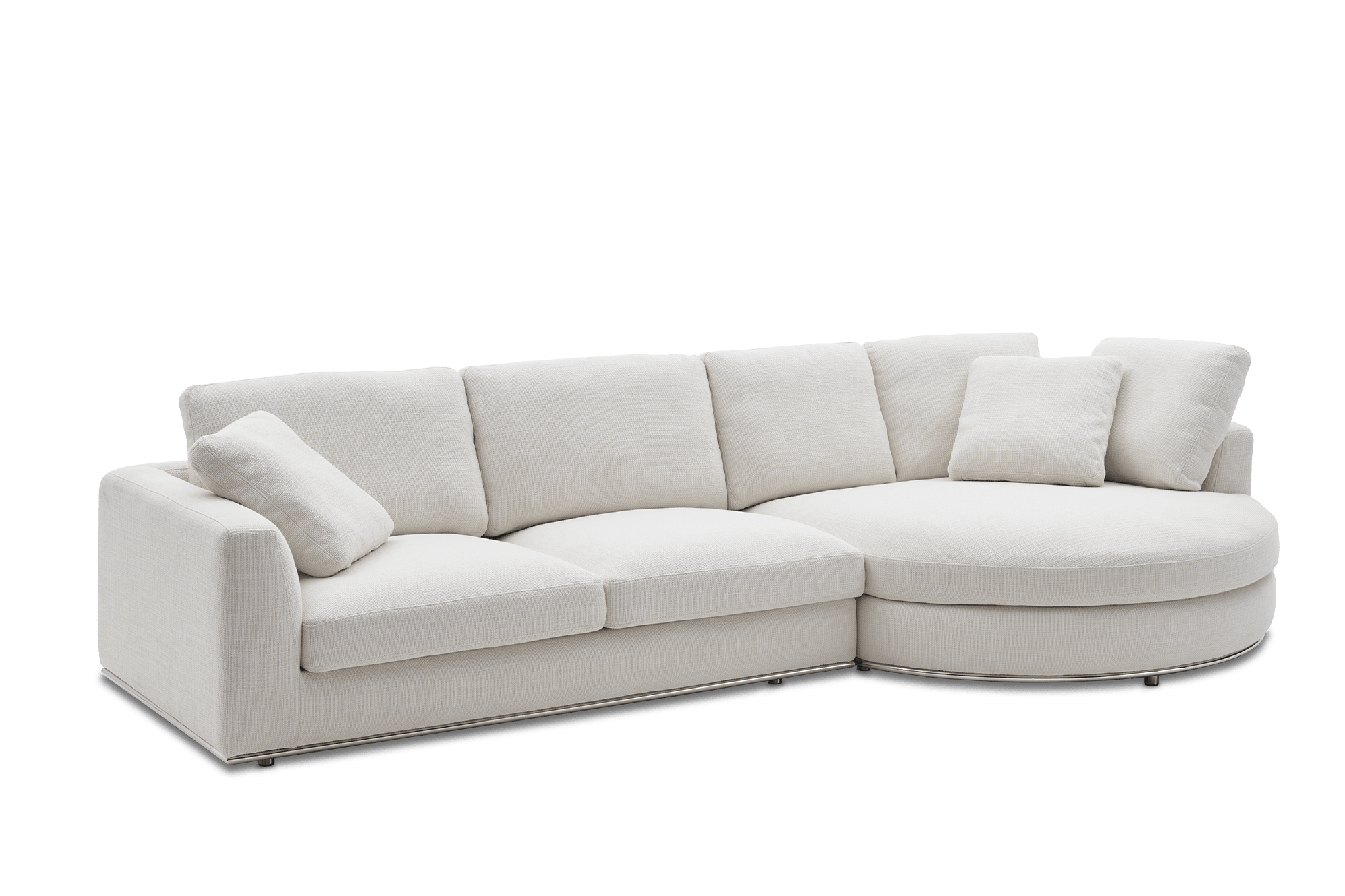 Hamilton Round Chaise Sectional Sofa 9