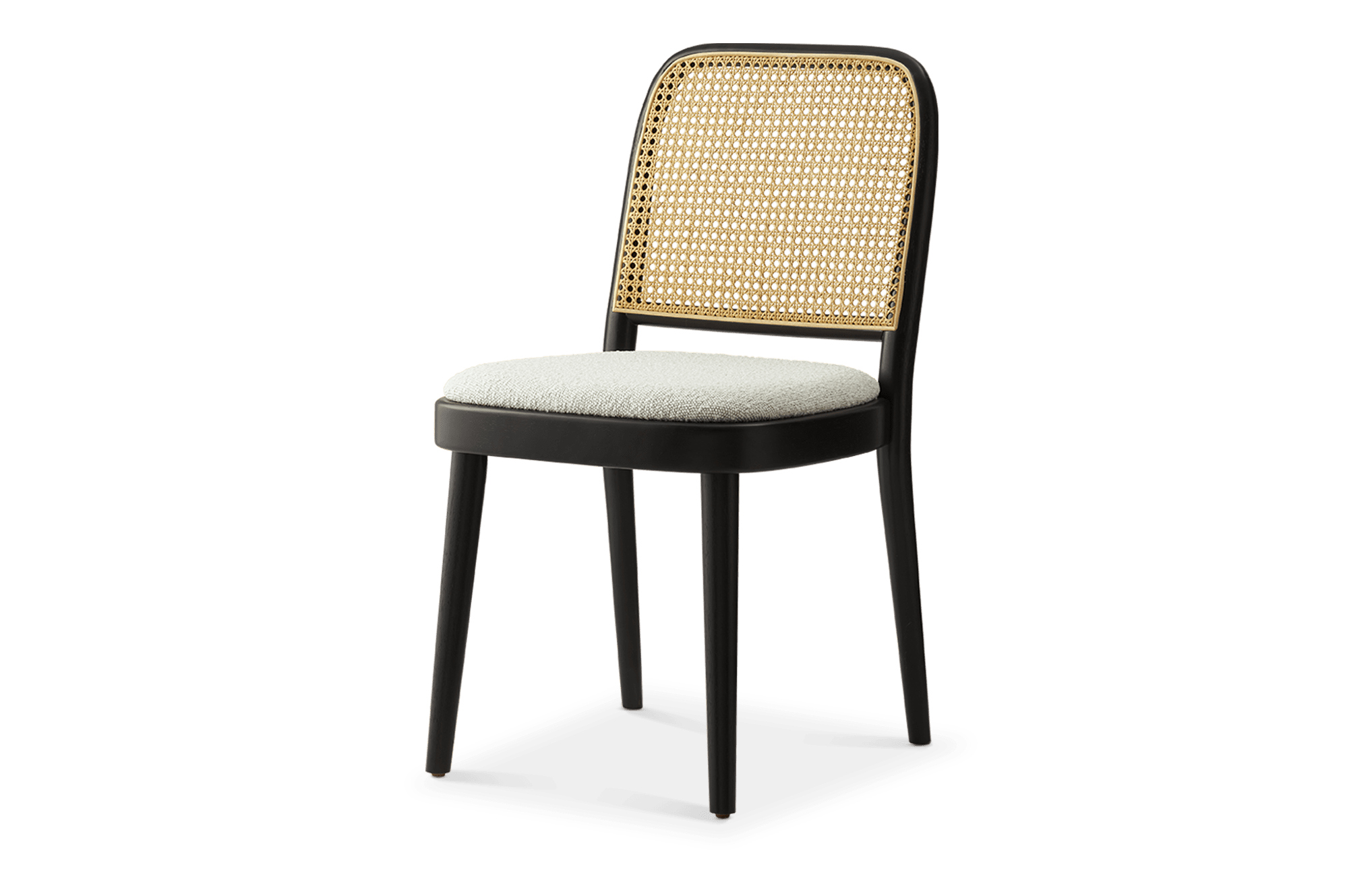 Edith Cane Chair, Black