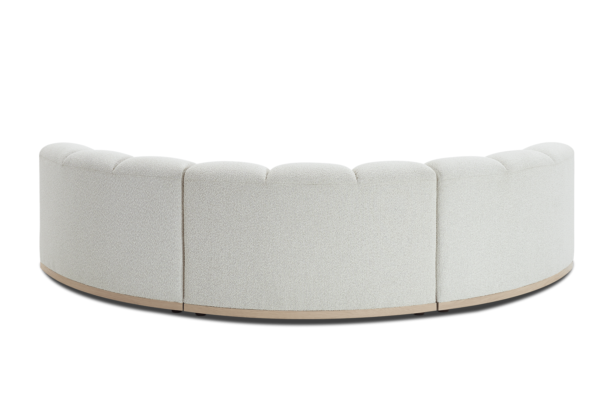 Marlow Performance Bouclé Curve 3 Seater Sofa 16