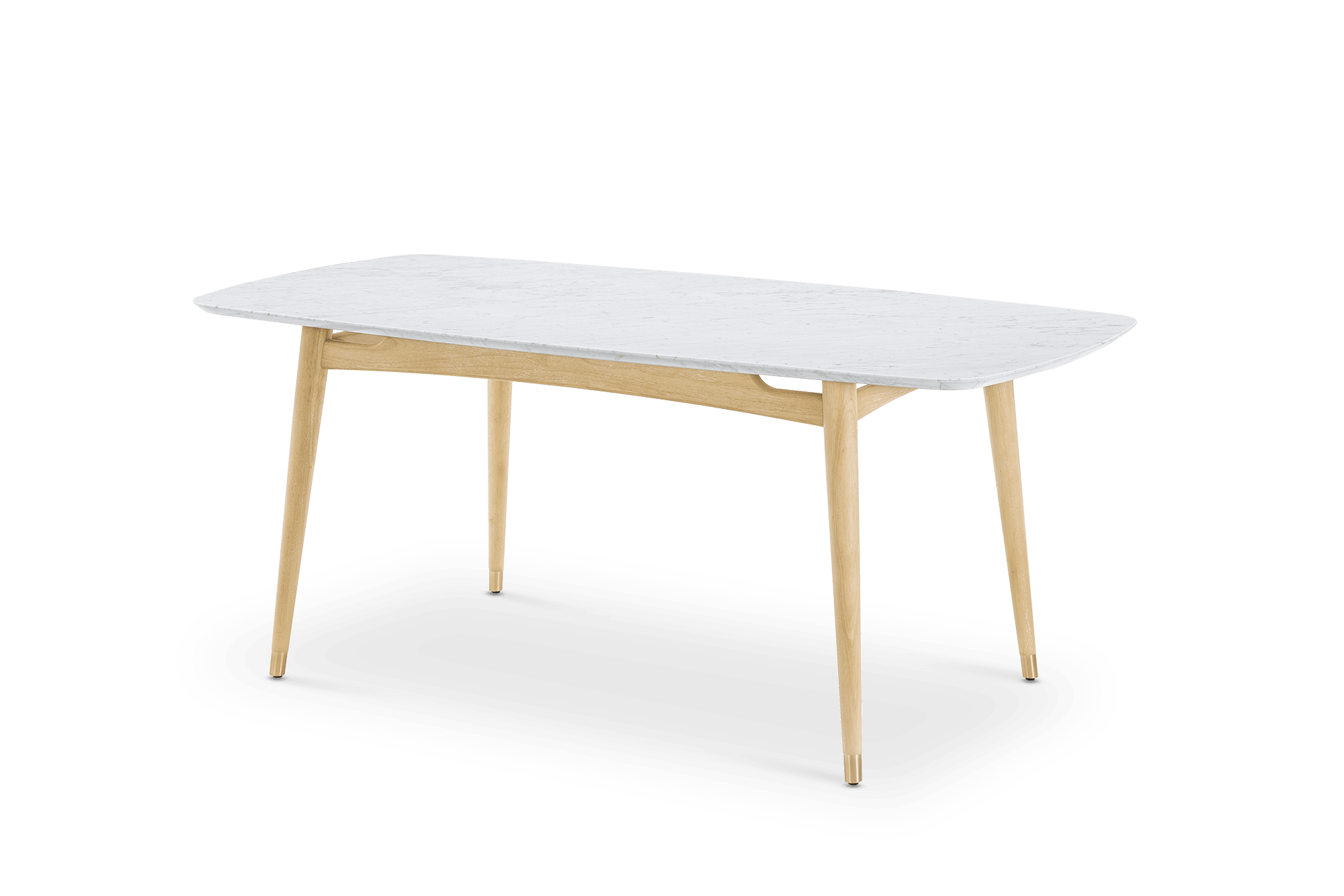 Kelsey Marble Dining Table, White Wash 9