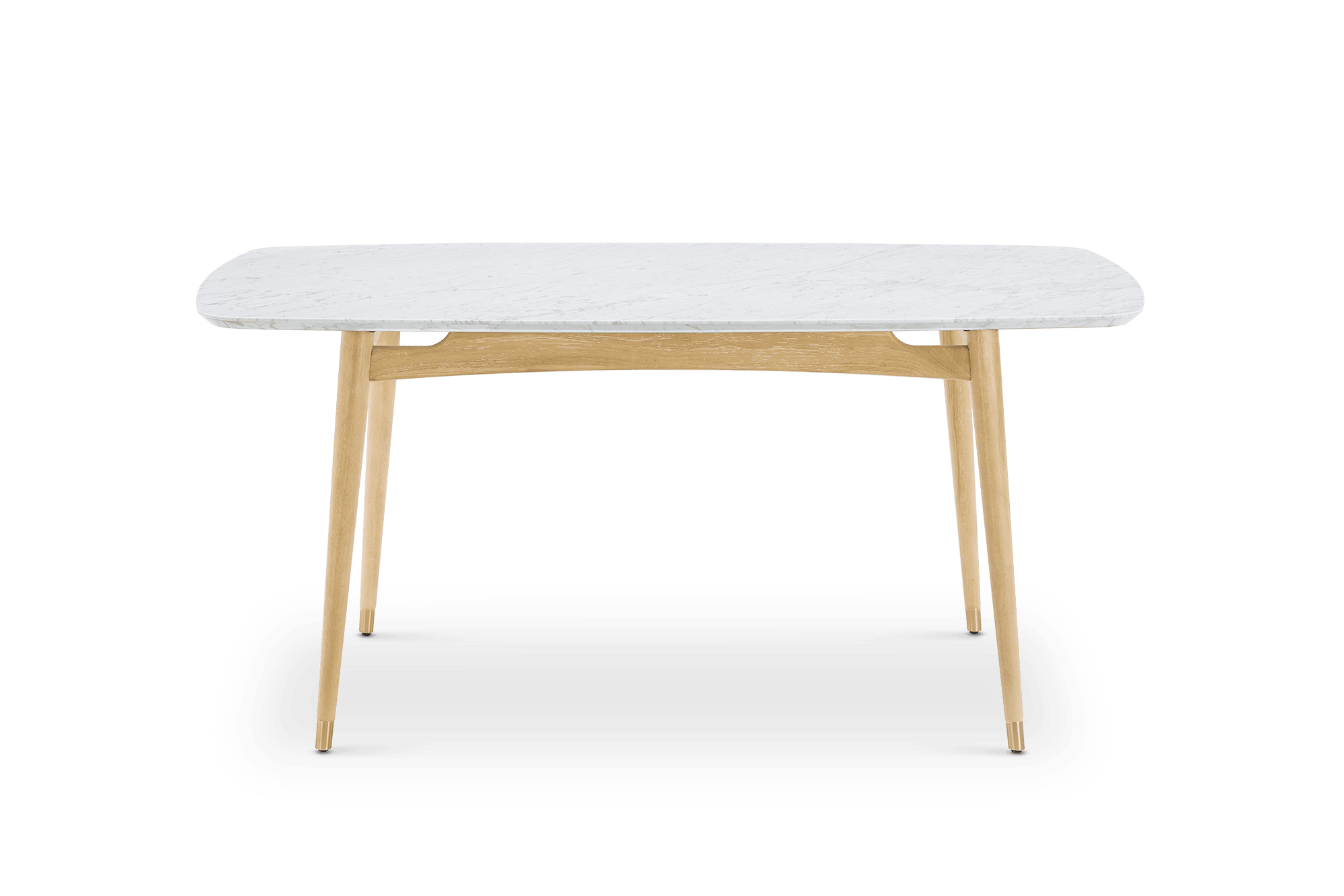 Kelsey Marble Dining Table, White Wash 2