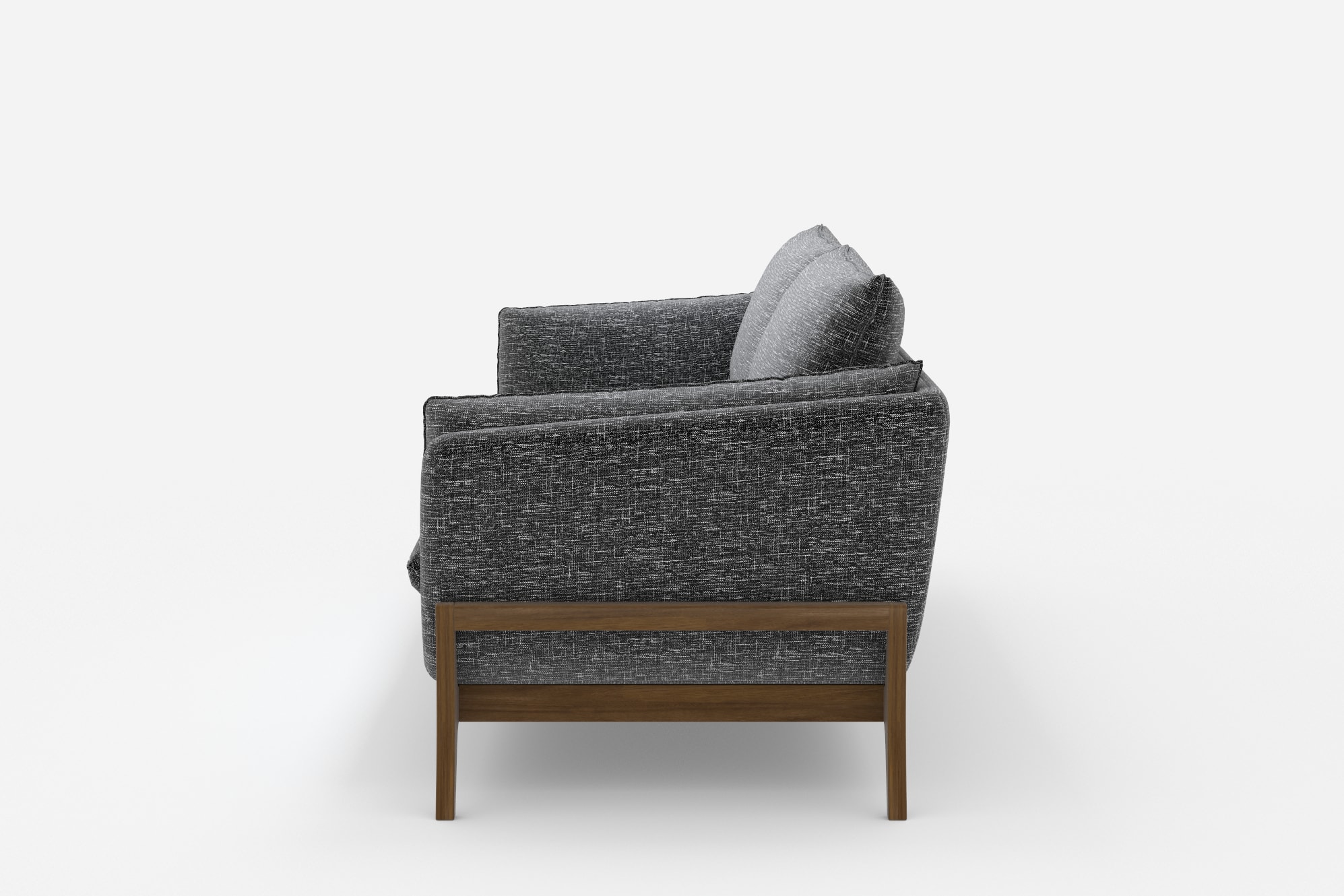 Remi Sofa, Ebony 360° view 7
