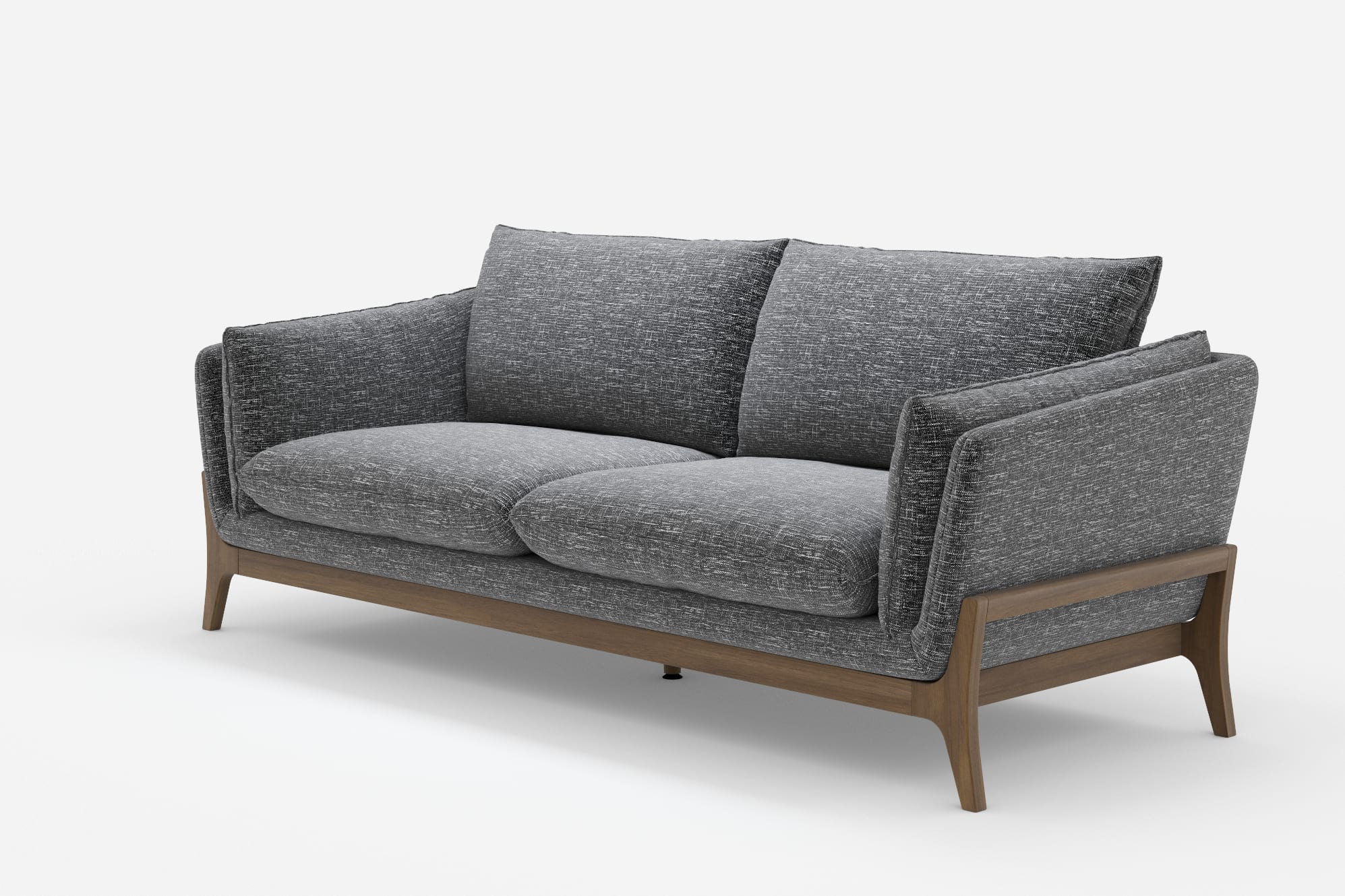 Remi Sofa, Ebony 360° view 4