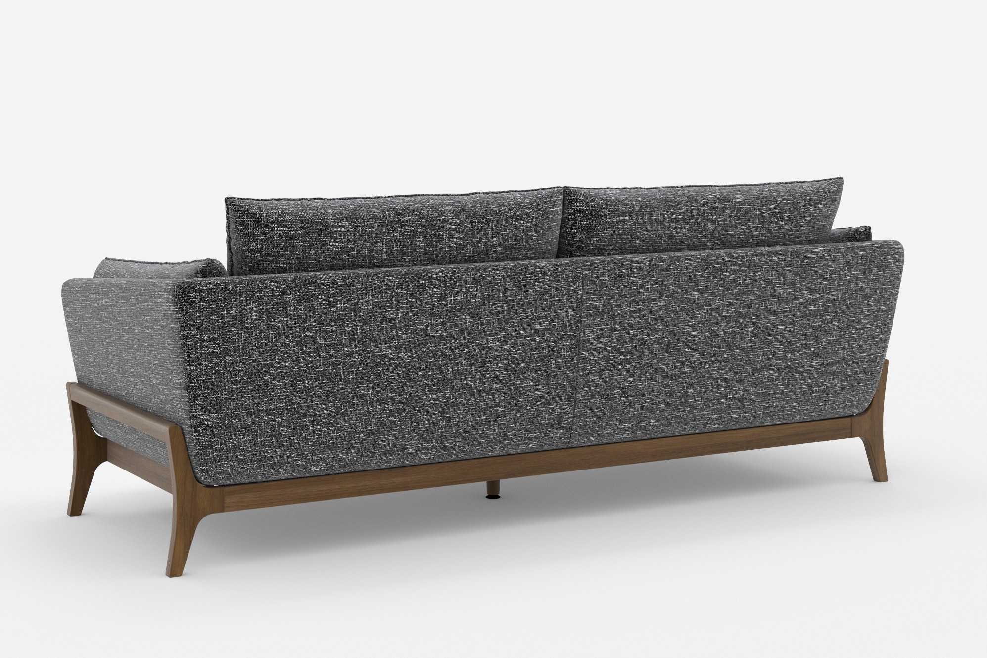 Remi Sofa, Ebony 360° view 11