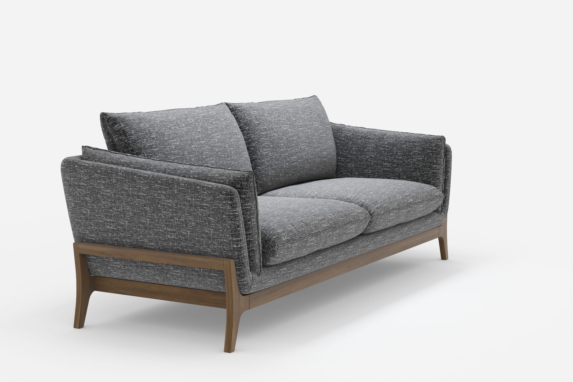 Remi Sofa, Ebony 360° view 21