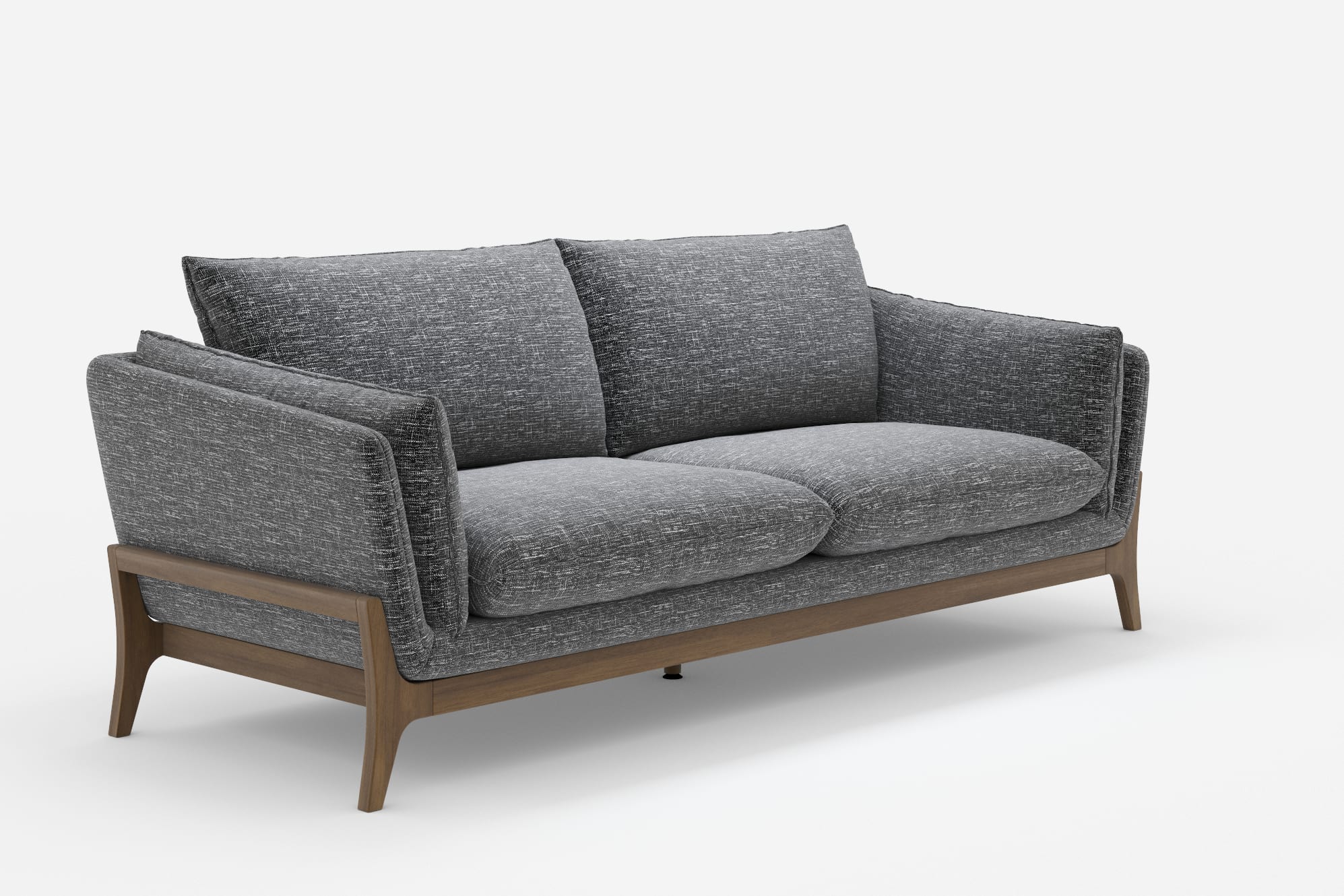 Remi Sofa, Ebony 360° view 22
