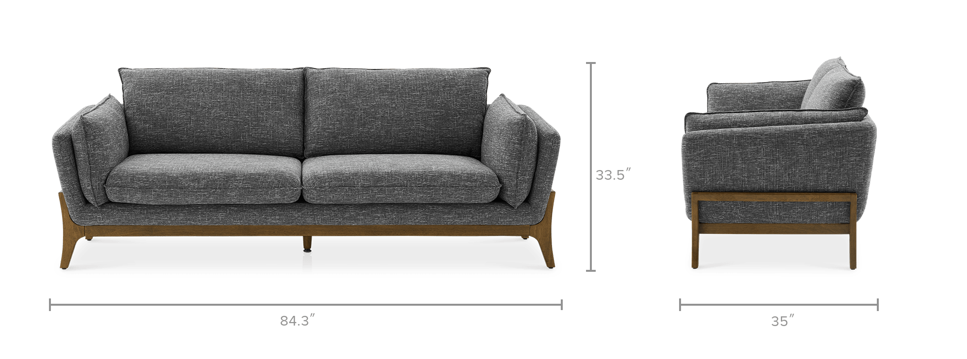 dimension of Remi Sofa