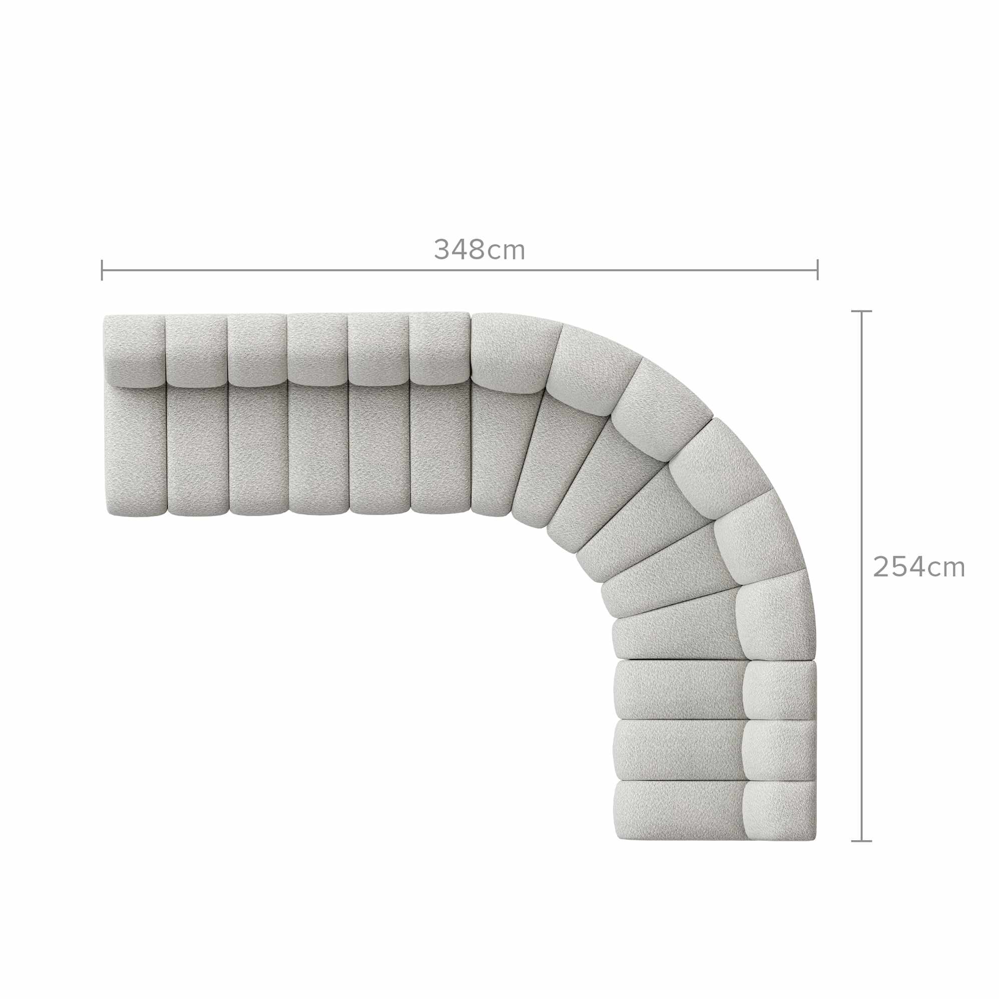 Marlow Performance Bouclé Chaise Sectional Sofa 12