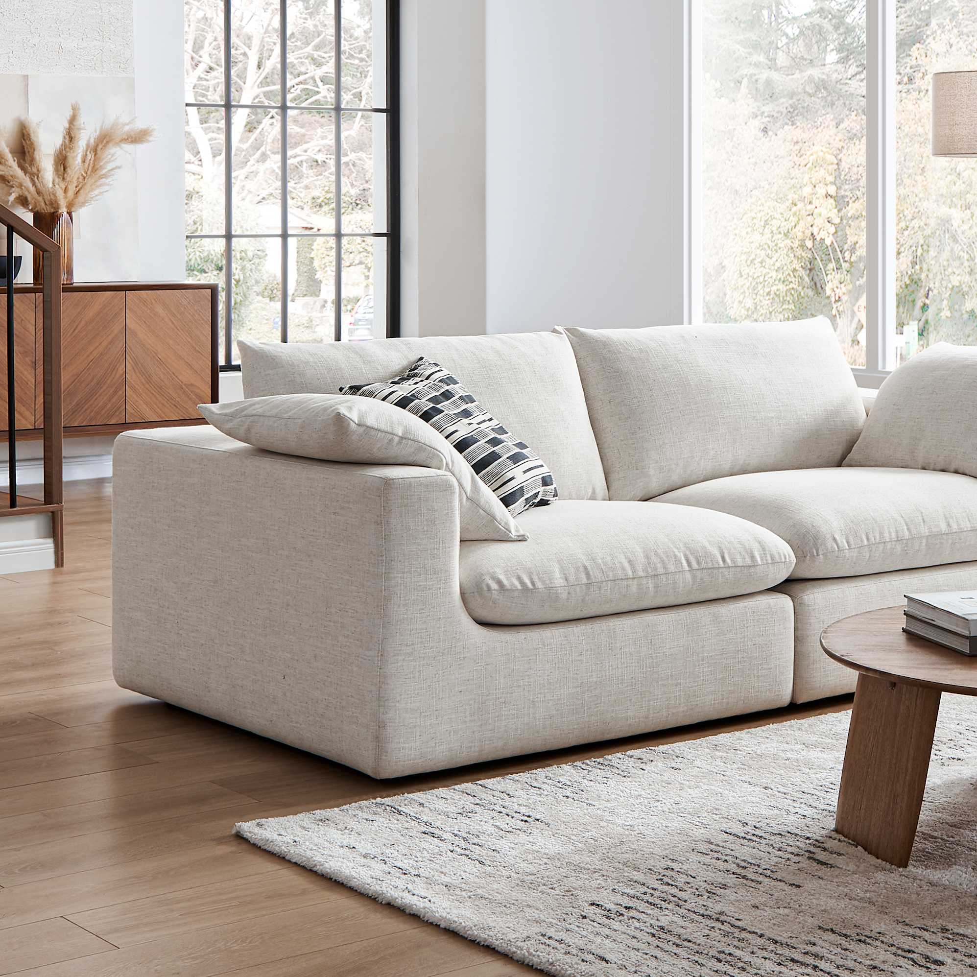 Dawson 3 Seater Sofa with Ottoman 9