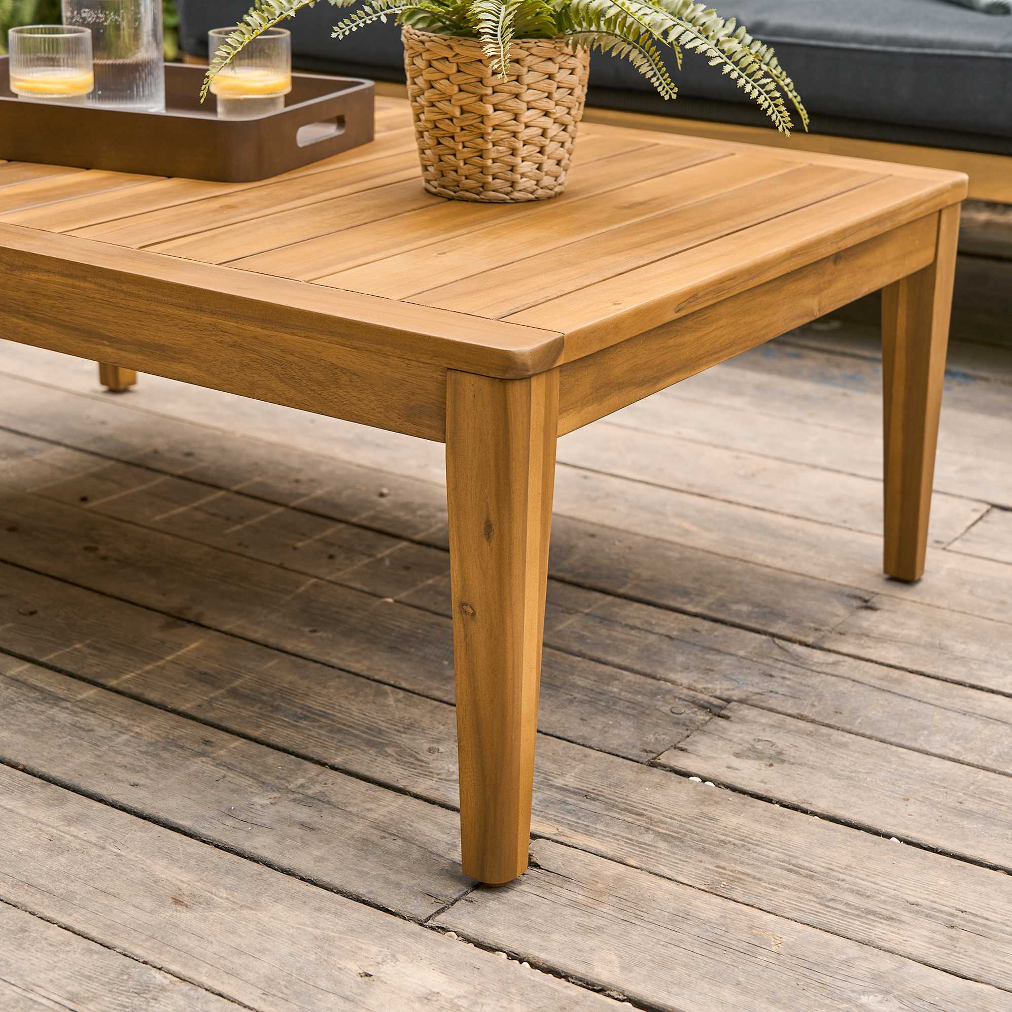 Maui Outdoor Loveseat, 2 Lounge Chairs & Table Set 13
