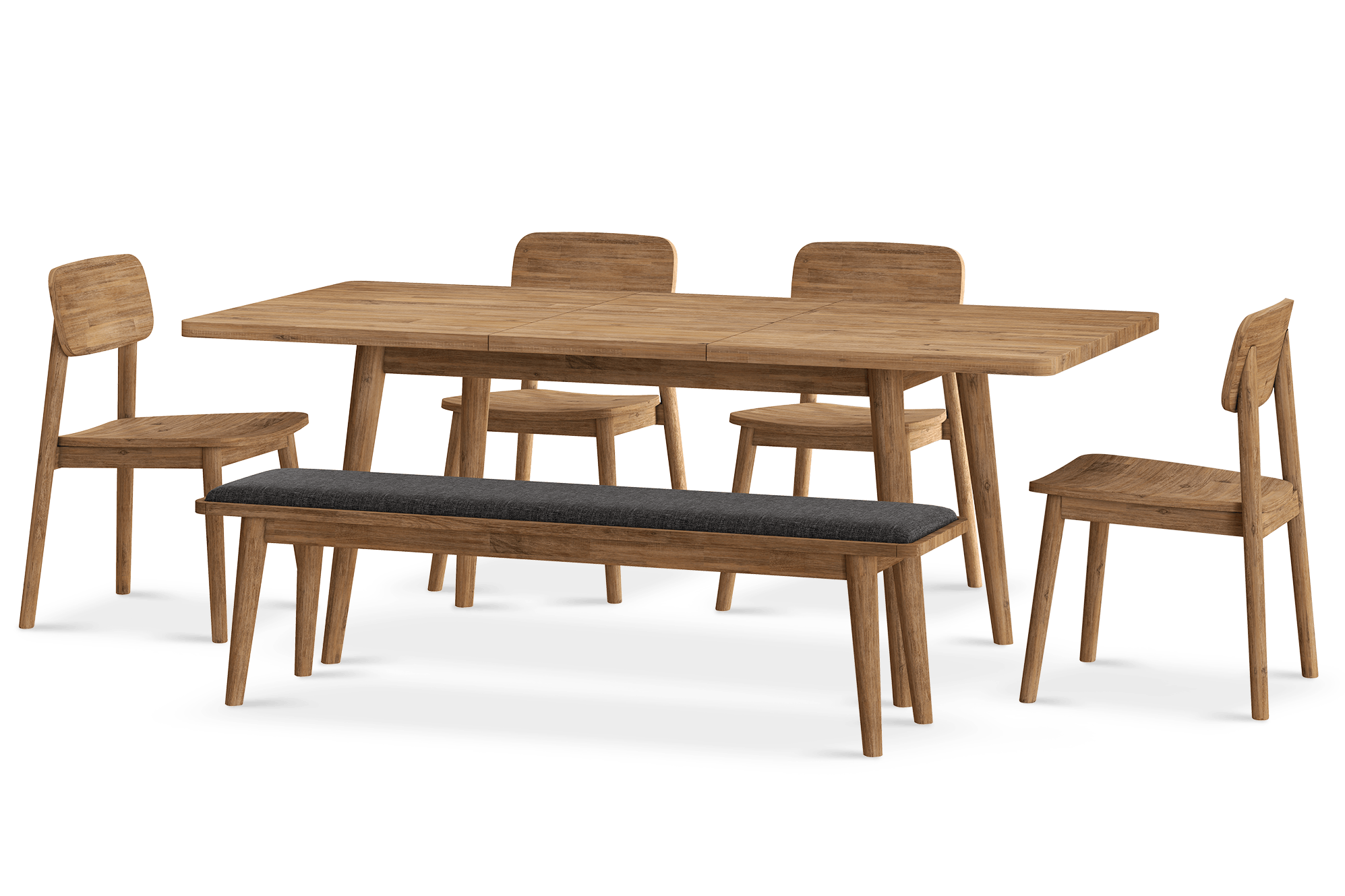 Seb Extendable Dining Set for 4-6 2