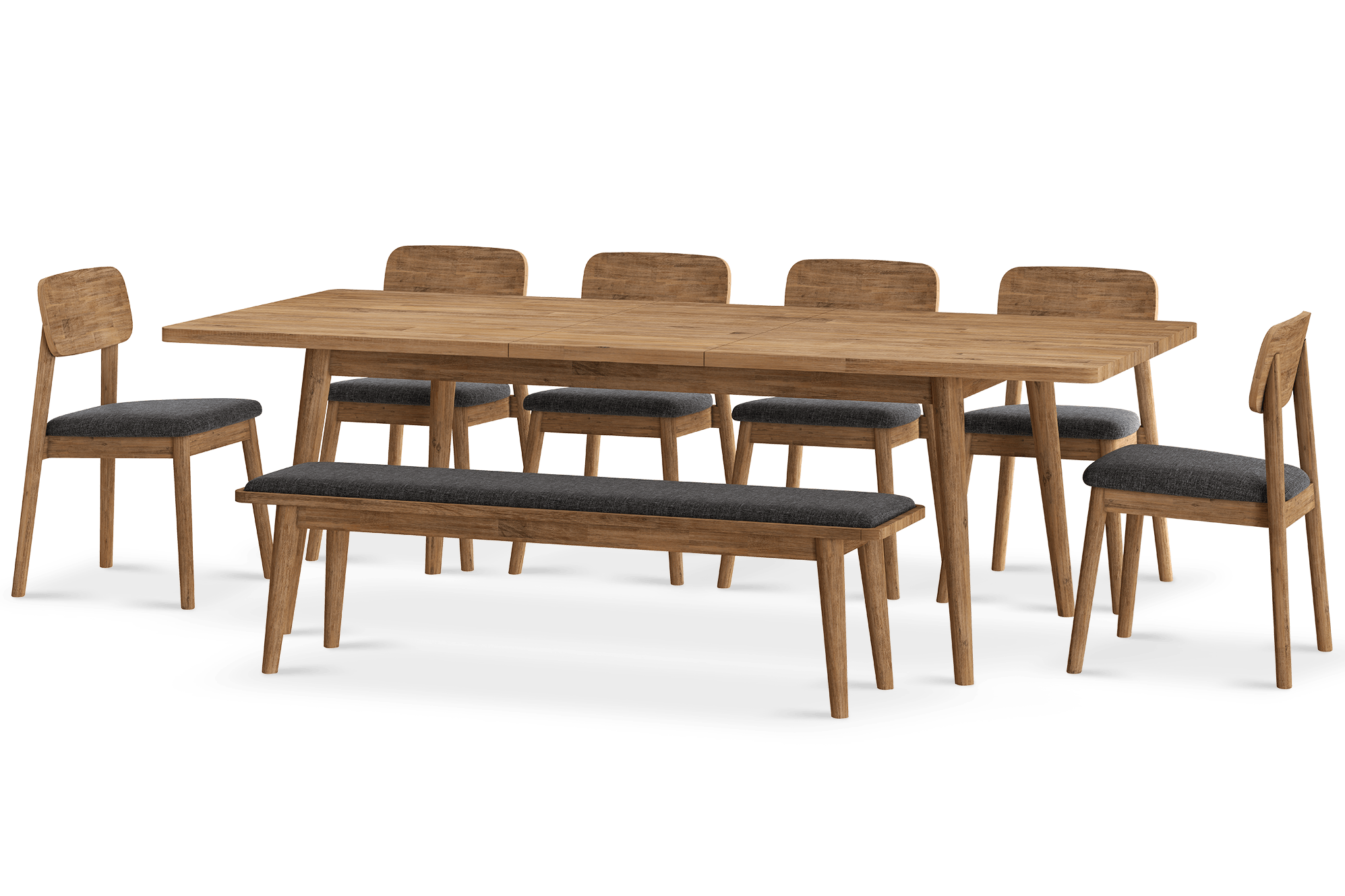Seb Extendable Dining Set for 6-8