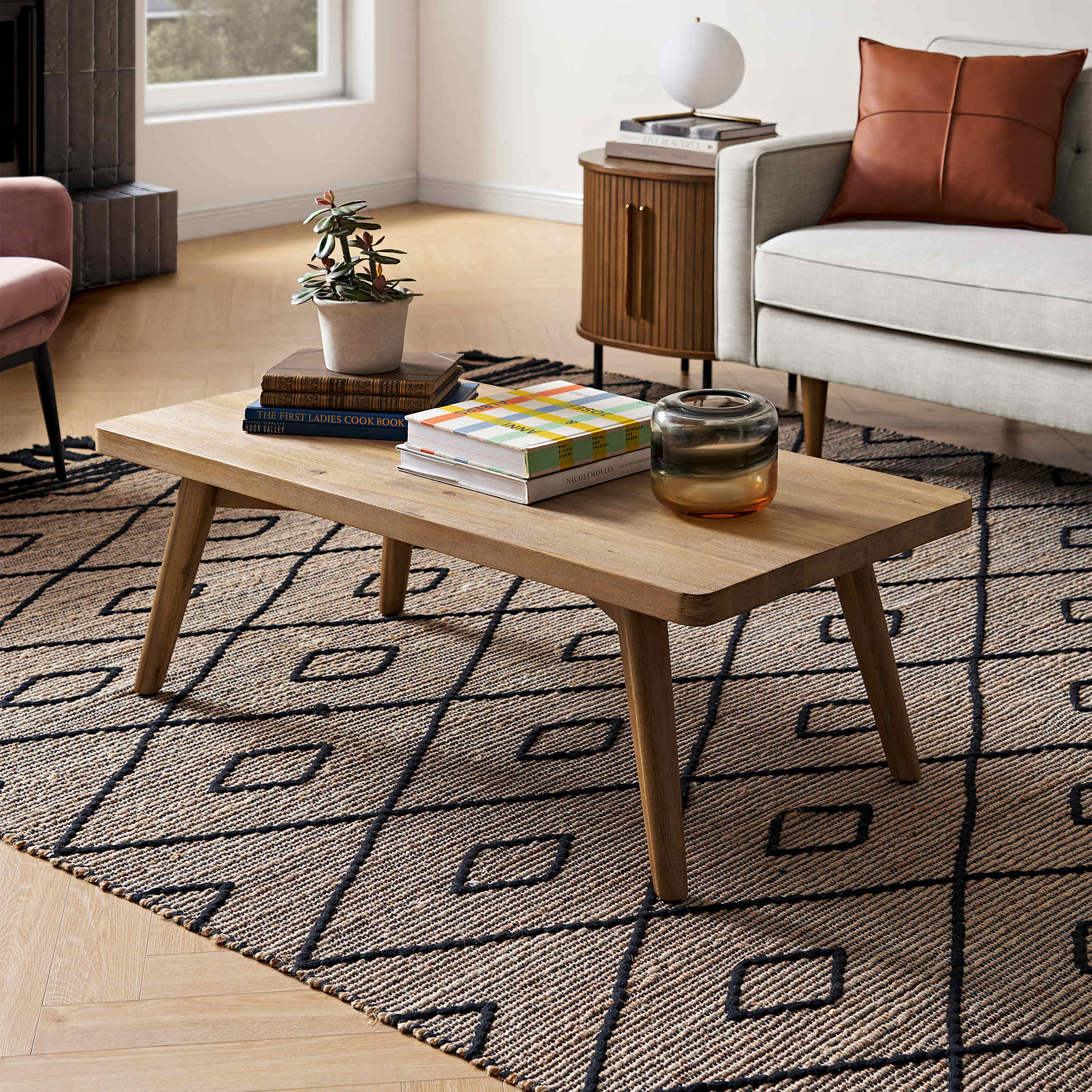 Seb Rectangular Coffee Table lifestyle