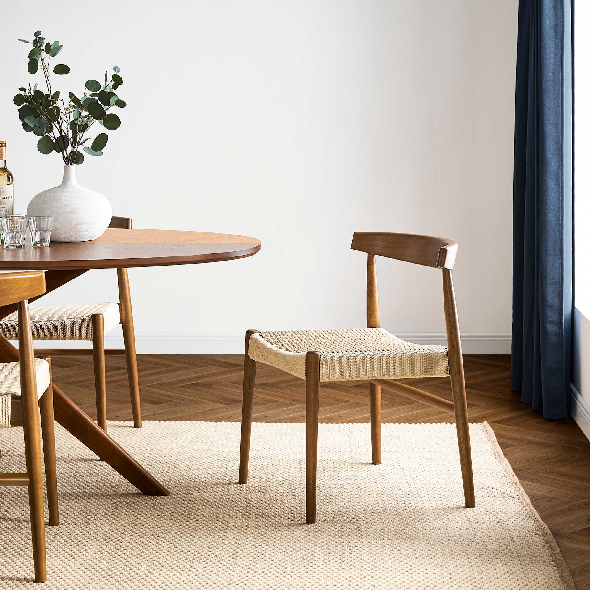Austen Chair, Walnut Stain lifestyle