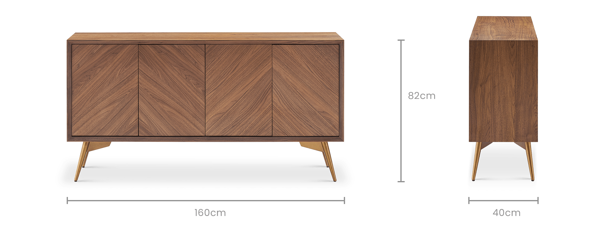 dimension of Lily Sideboard