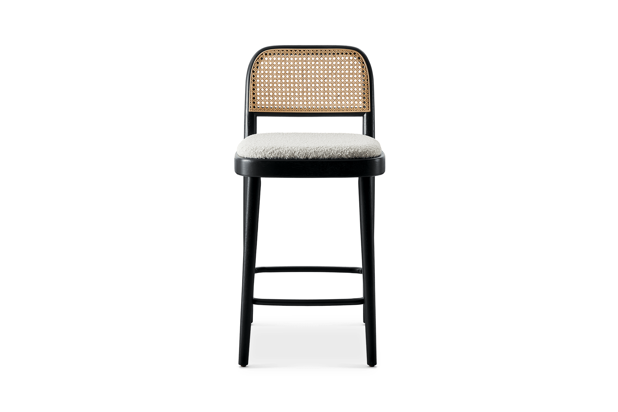 Edith Cane Counter Stool, Black 10