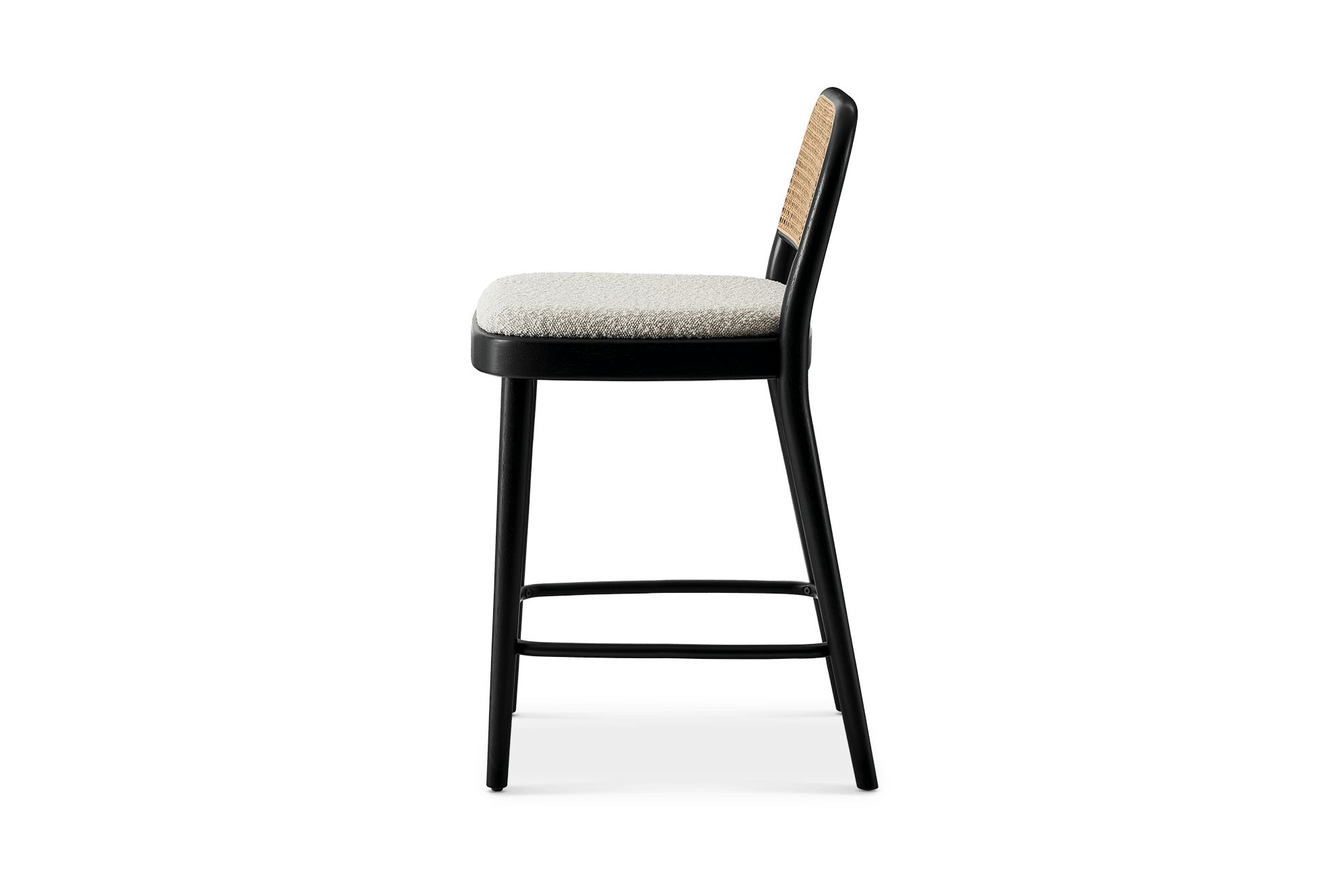 Edith Cane Counter Stool, Black 11