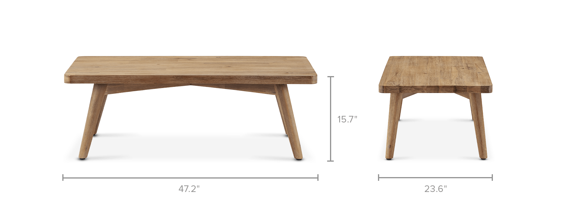 dimension of Seb Rectangular Coffee Table