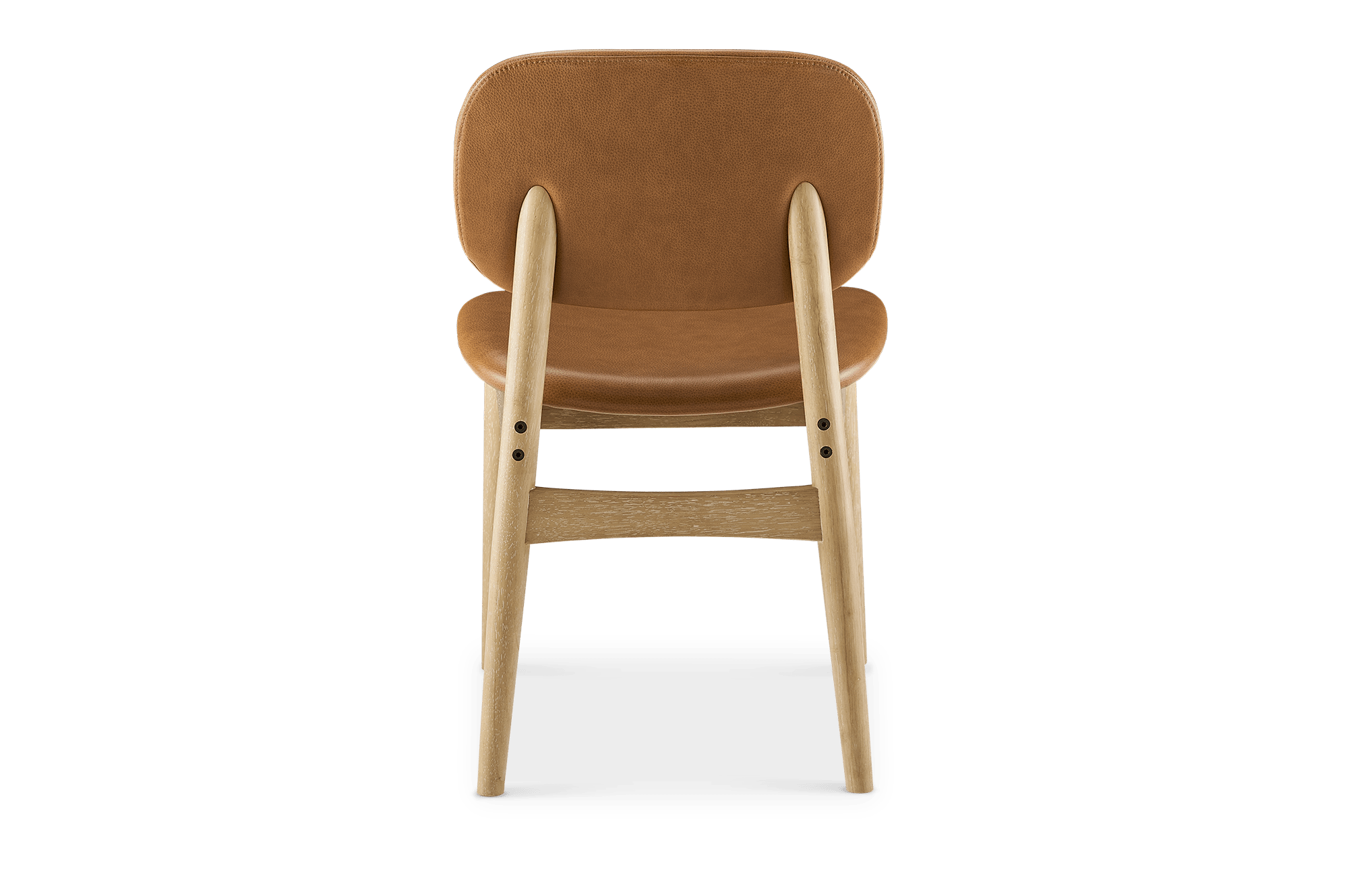 Kelsey Leather Chair, White Wash 13