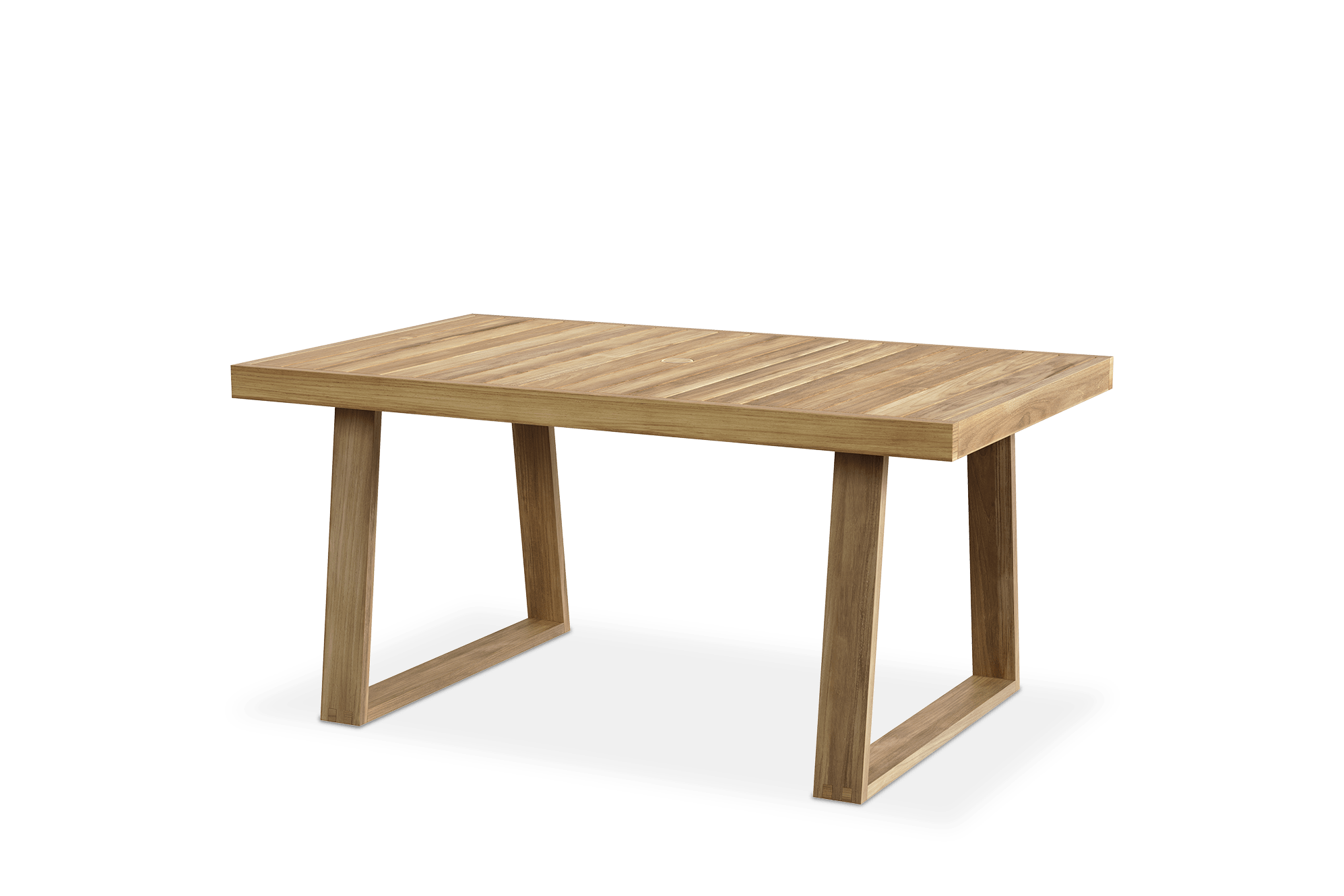 Rio Outdoor Teak Dining Table, 160cm