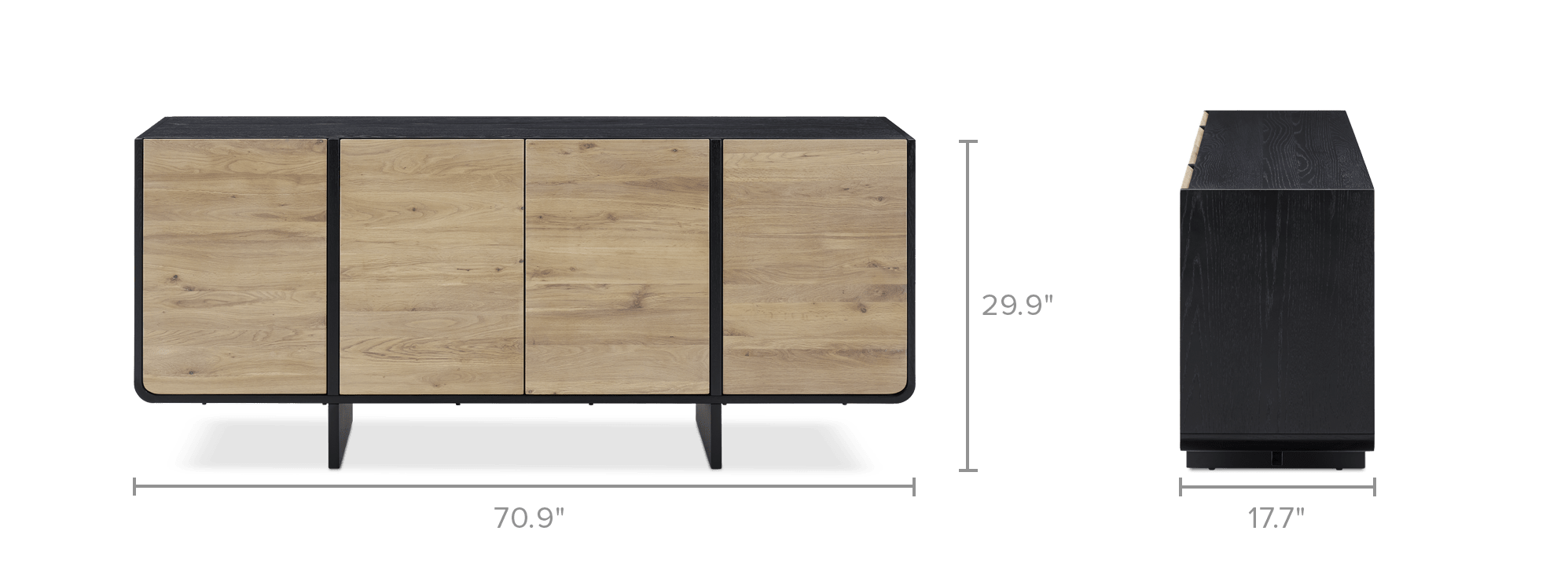 dimension of Sawyer Sideboard