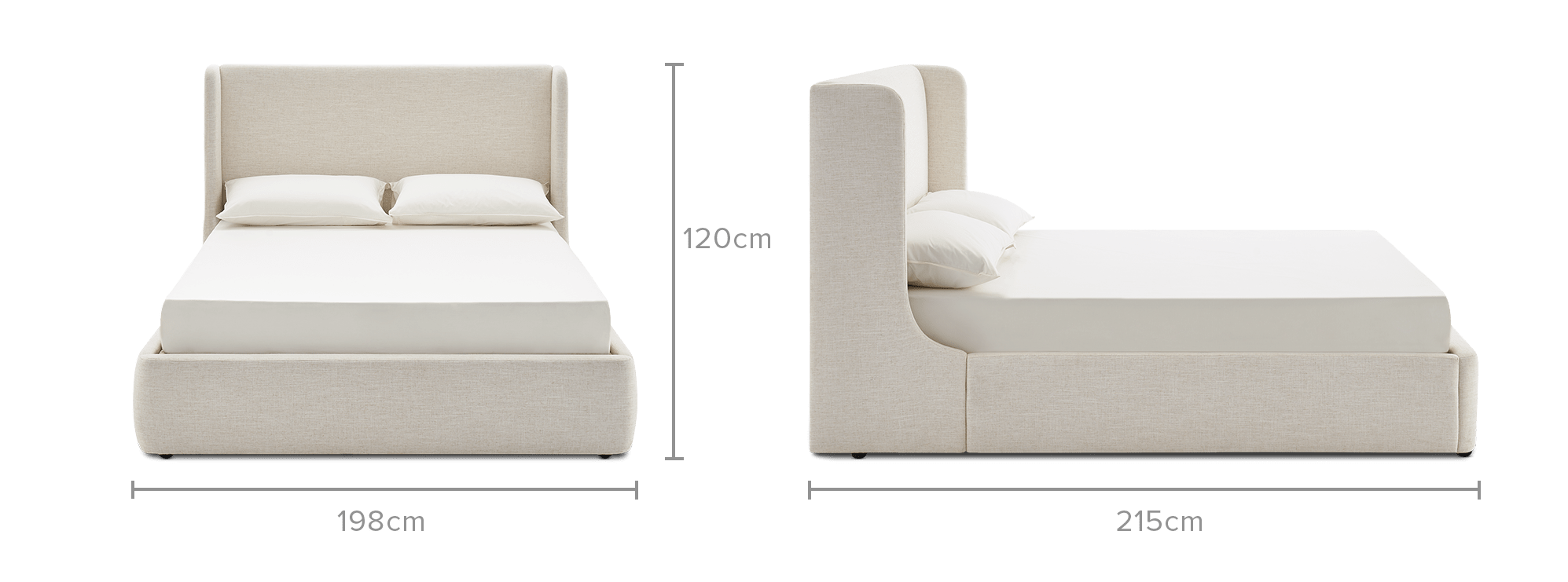 dimension of Dalton Bed