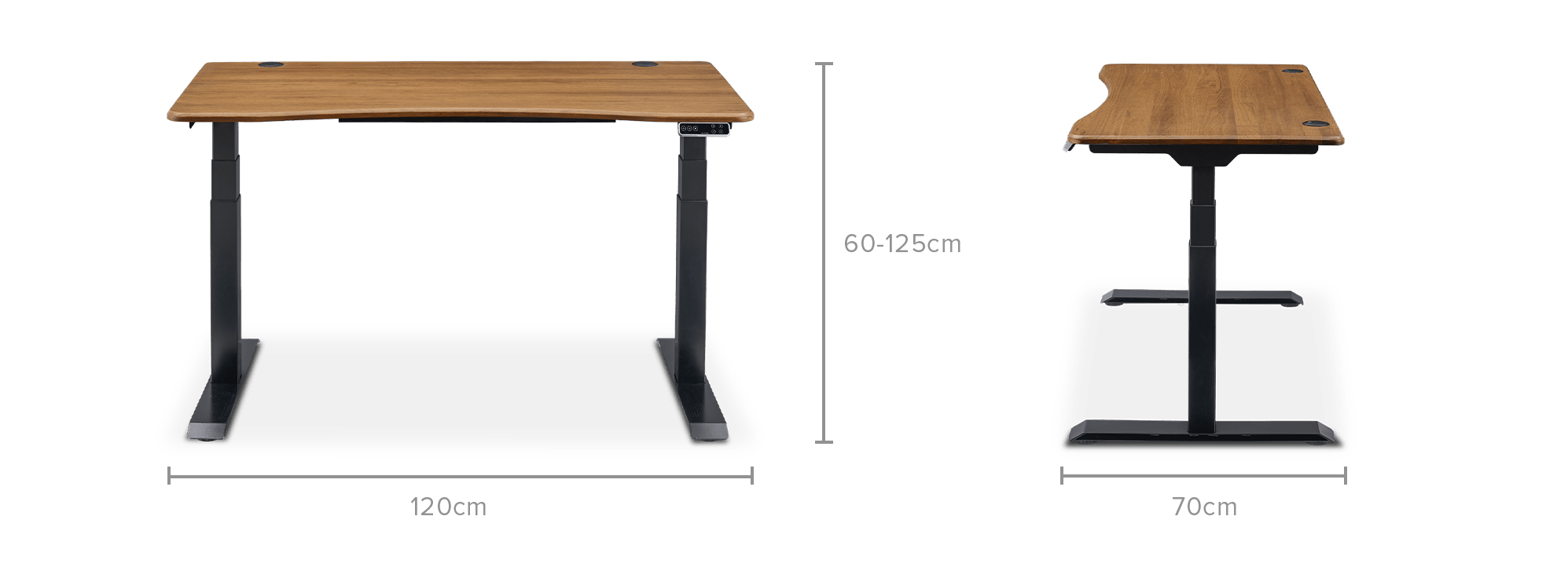 dimension of Emmerson Adjustable Standing Desk